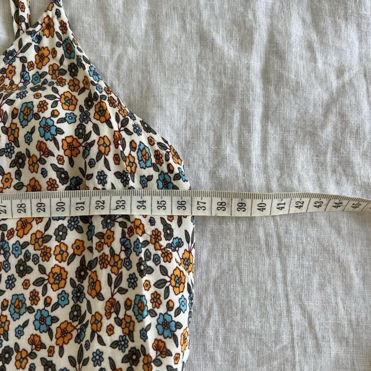 Yours Truly Floral Maxi Dress 8 S Border Print Boho Festival Rayon Spell Style — photo 6 of 8