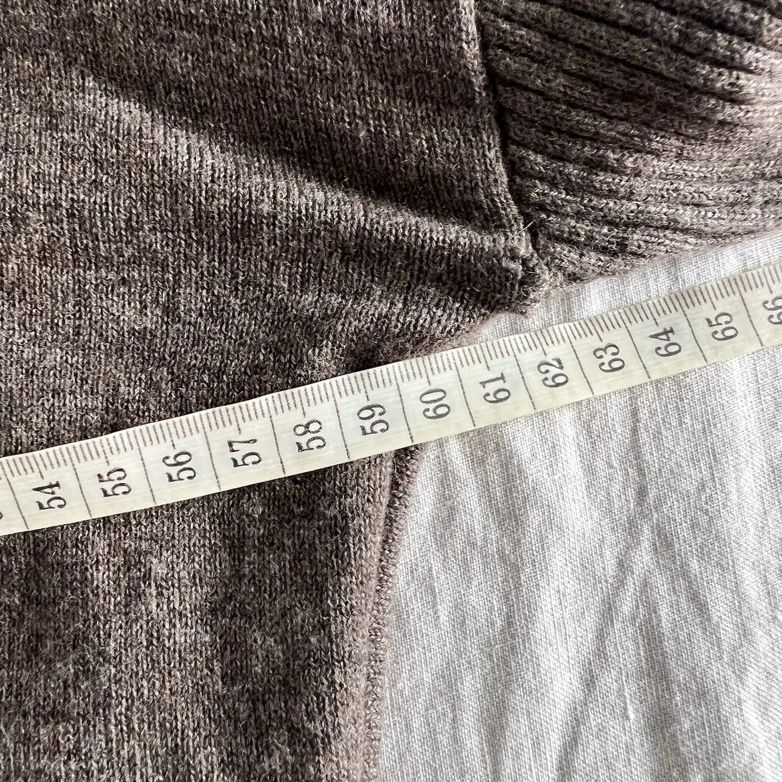 Lounge The Label Wool Cashmere Blend Knit Jumper Brown Marle Asymmetric S — photo 8 of 10