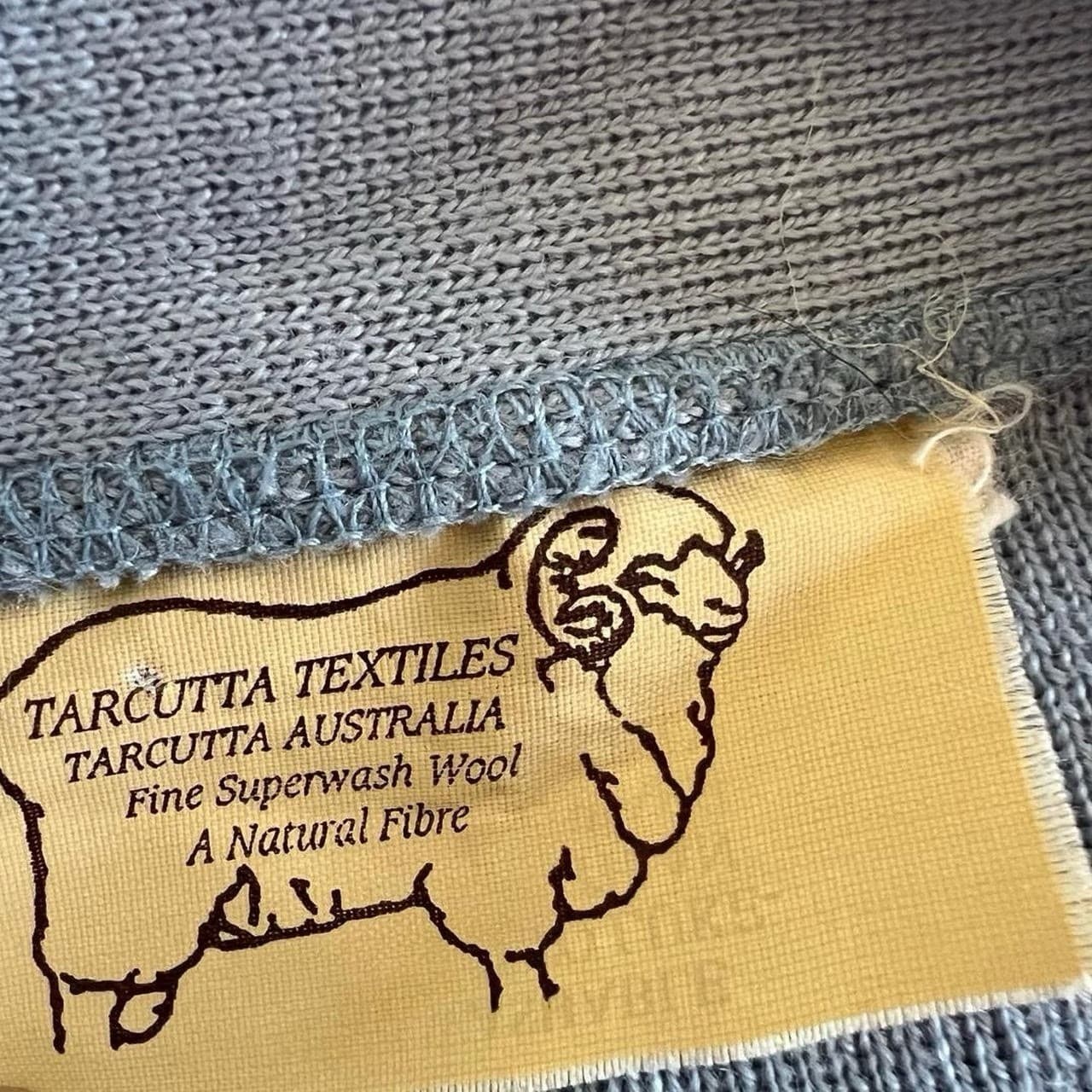 Vintage Baby Blue Pure Wool Knit Vest Button 90s Heirloom Cottagecore Prairie — photo 8 of 8