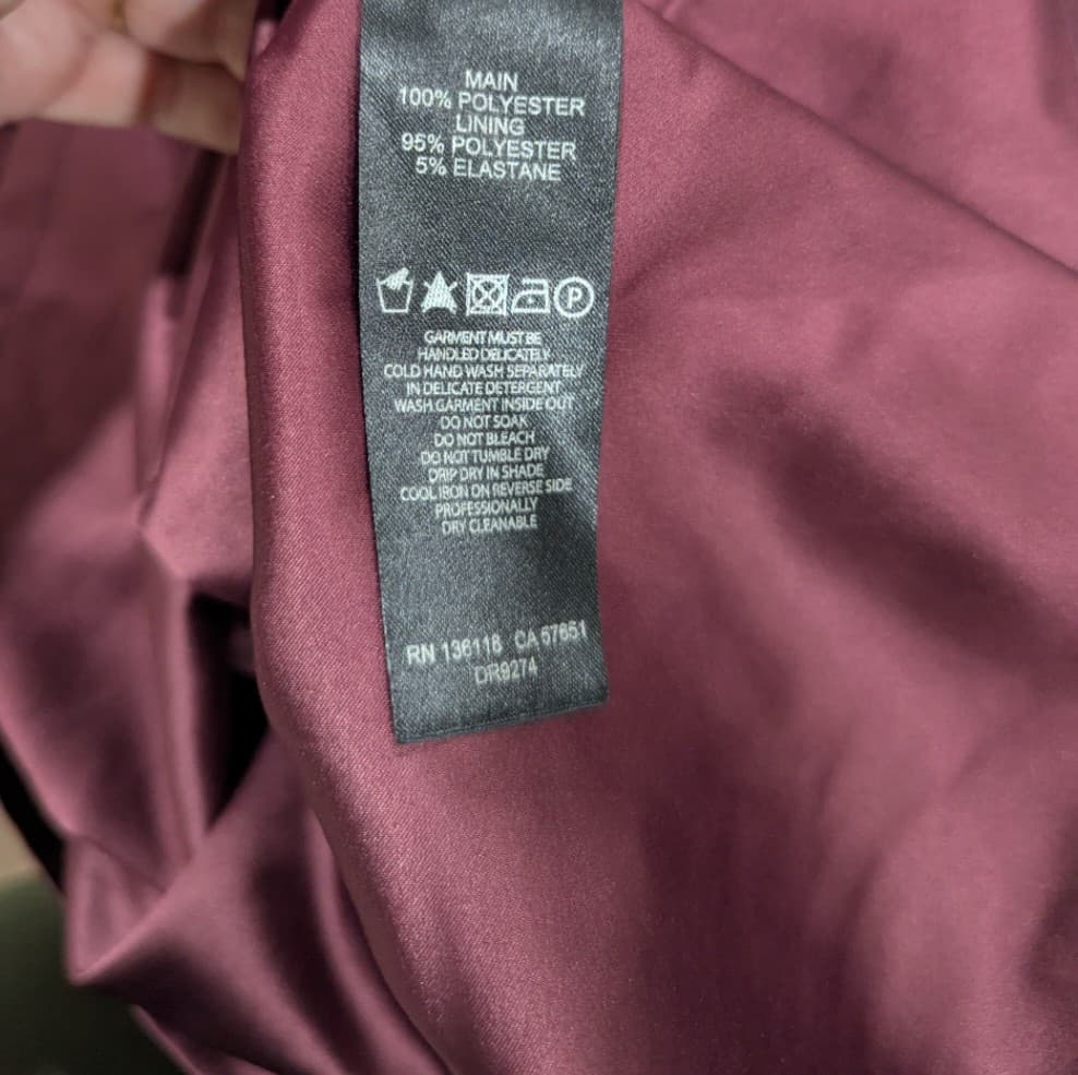 Forever New Dress Burgundy Purple Halter Cocktail Wedding Lace Plus Size Au 16 — photo 7 of 7