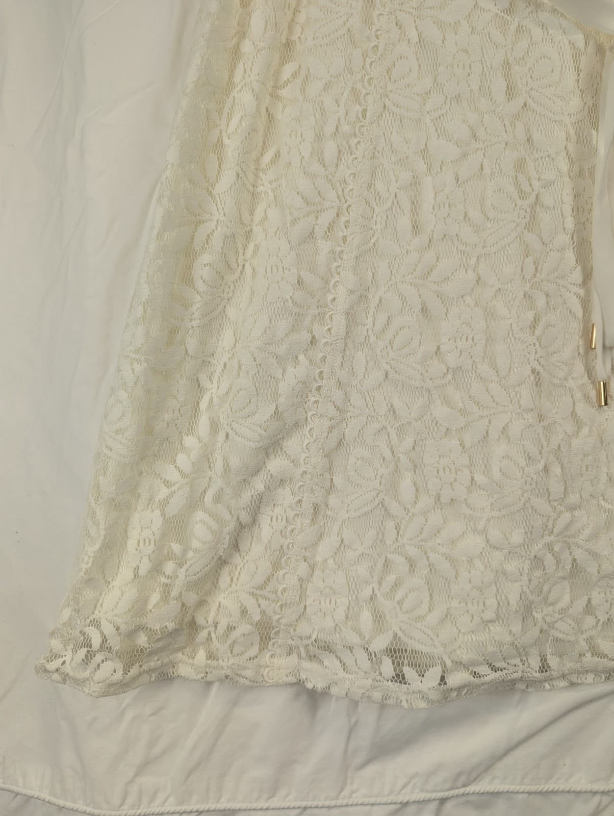 Review White Lace Shift Dress Cocktail Wedding Lace NWT Plus Size 18 US 14 — photo 7 of 12