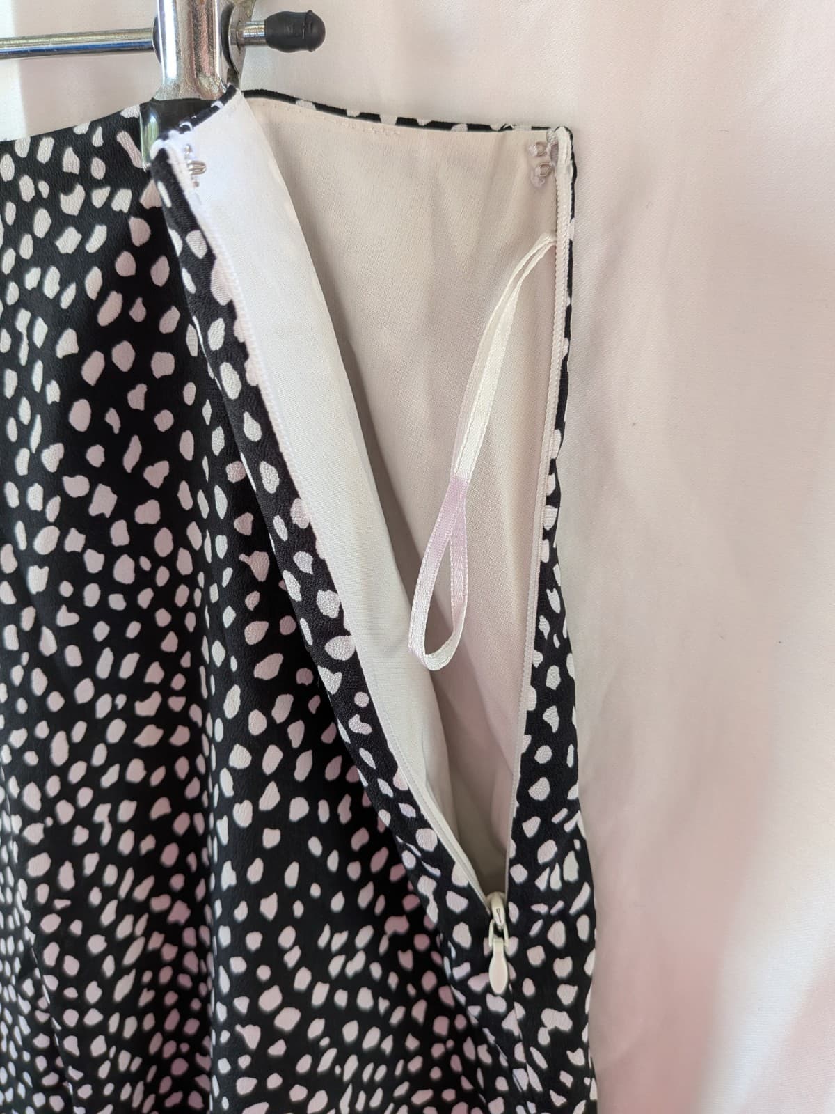 Jane Lamerton Skirt A-line flippy black and white Polka Dot Spot Size 12 — photo 5 of 7