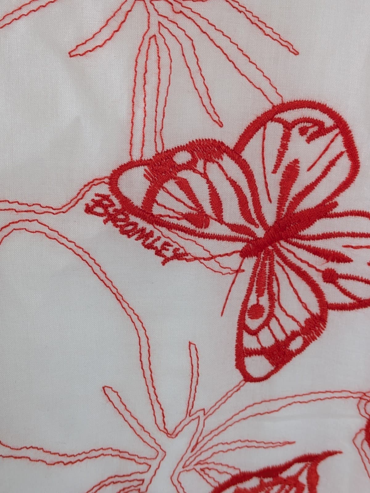 Review x Bromley Dress Red Butterfly Retro Fit Flare Wedding Size 16 — photo 4 of 15