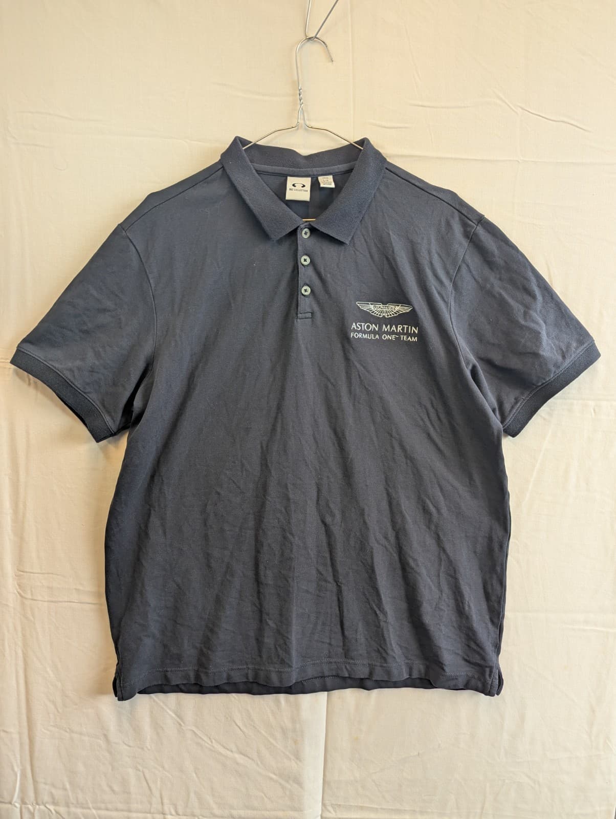 Aston Martin Formula One Team Polo Shirt Biz Collection Mens L Black Cognizant — photo 3 of 6