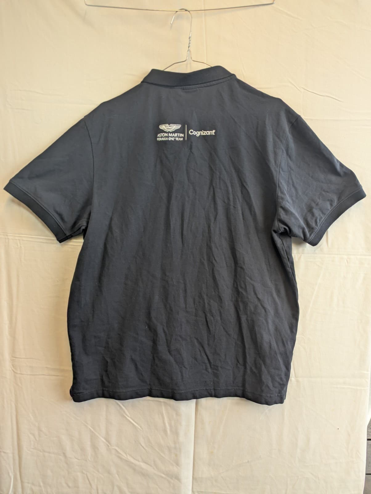 Aston Martin Formula One Team Polo Shirt Biz Collection Mens L Black Cognizant — photo 6 of 6