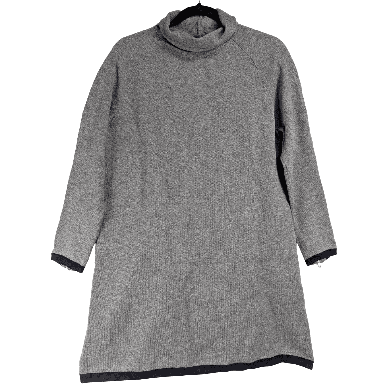 COS Dress Grey Wool Blend Sweater Zip Cuff Long Sleeve Size M Aus 12 — photo 2 of 12