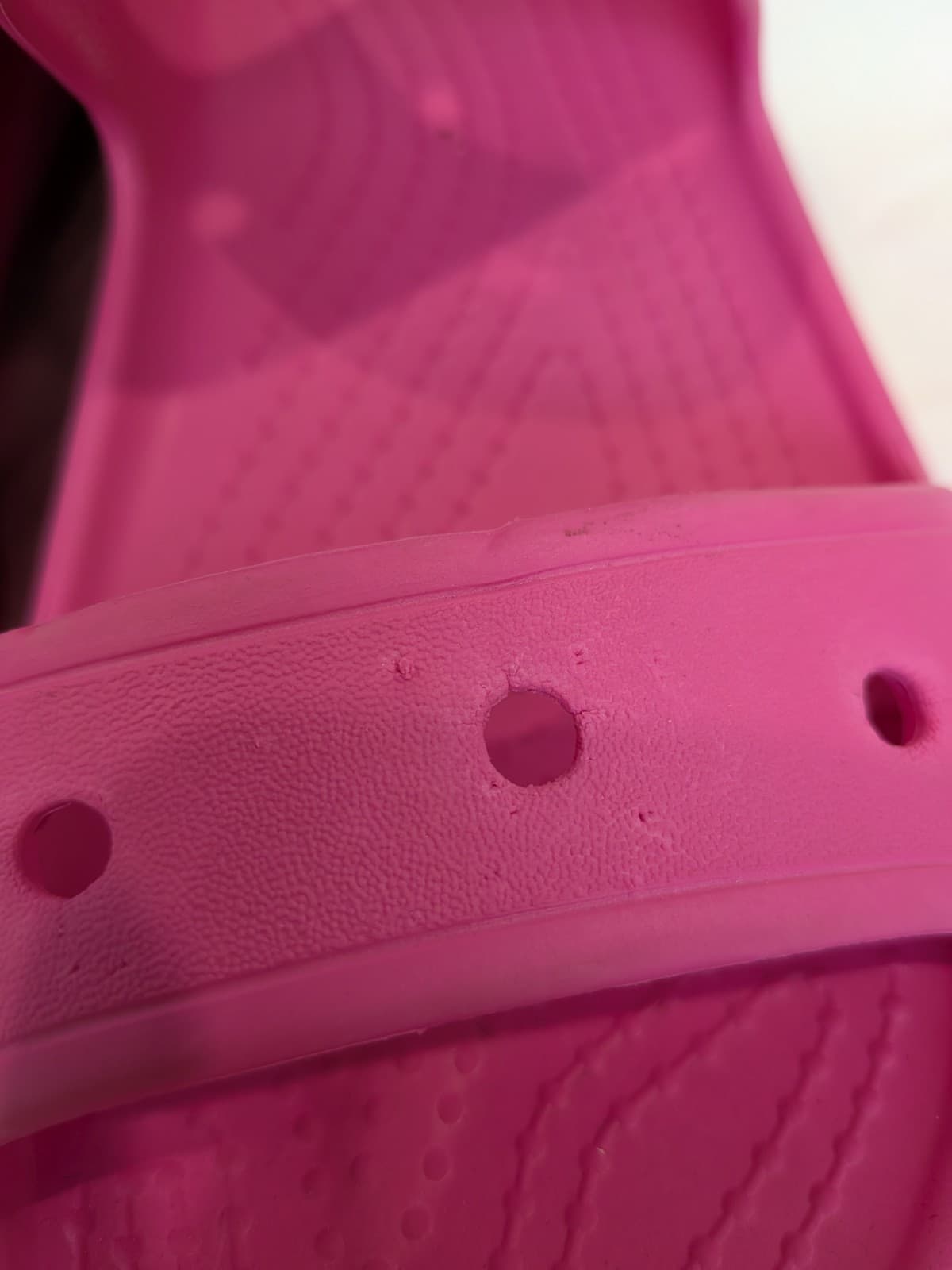 Crocs Classic Crush Sandals Pink Platform Narrow Fit Womens US 8 EU 38-39 — photo 8 of 13