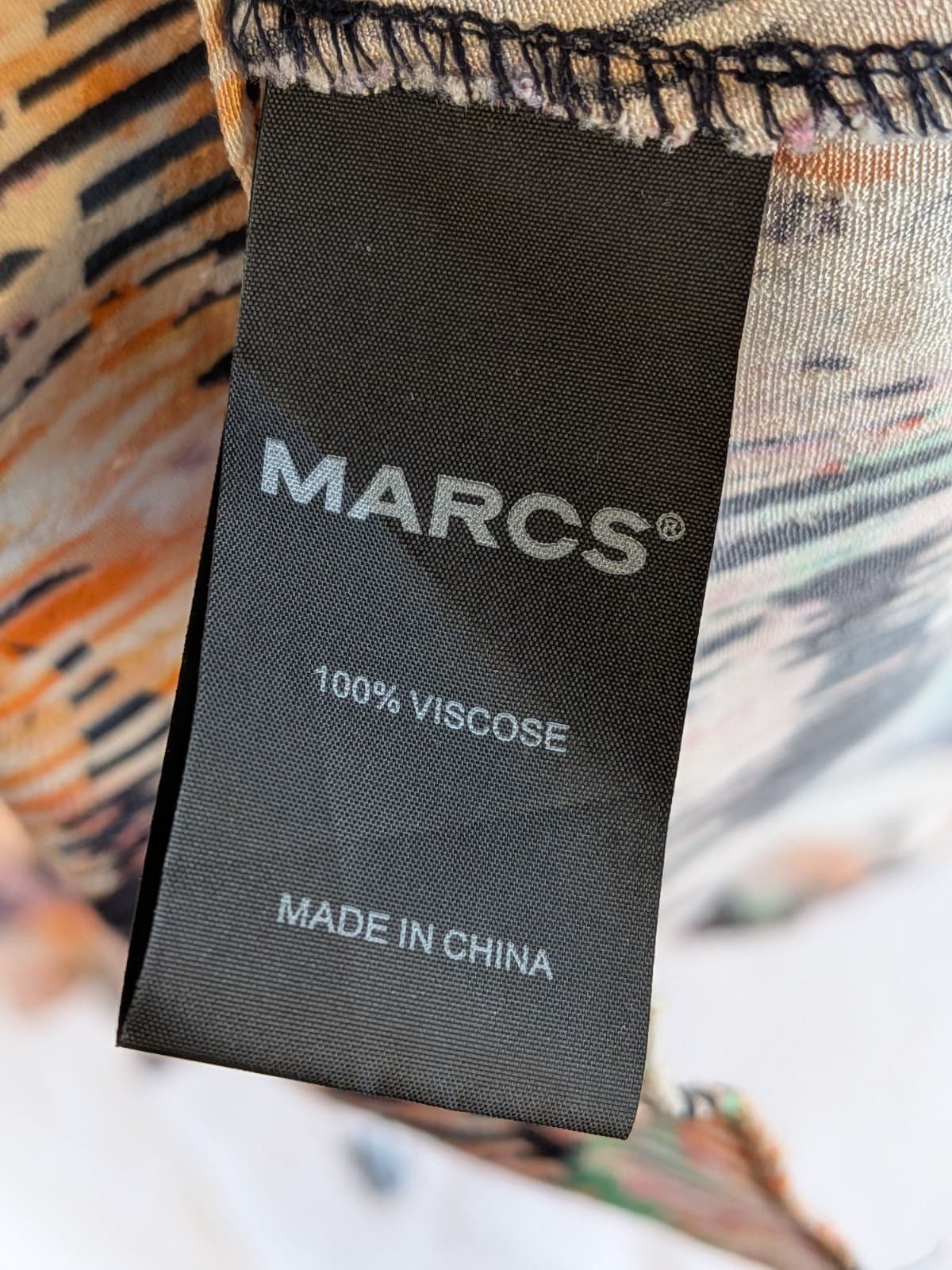 Marcs Floral Wrap Dress Sleeveless V Neck Tie Waist Navy Multicolour AU 14 US 10 — photo 9 of 12