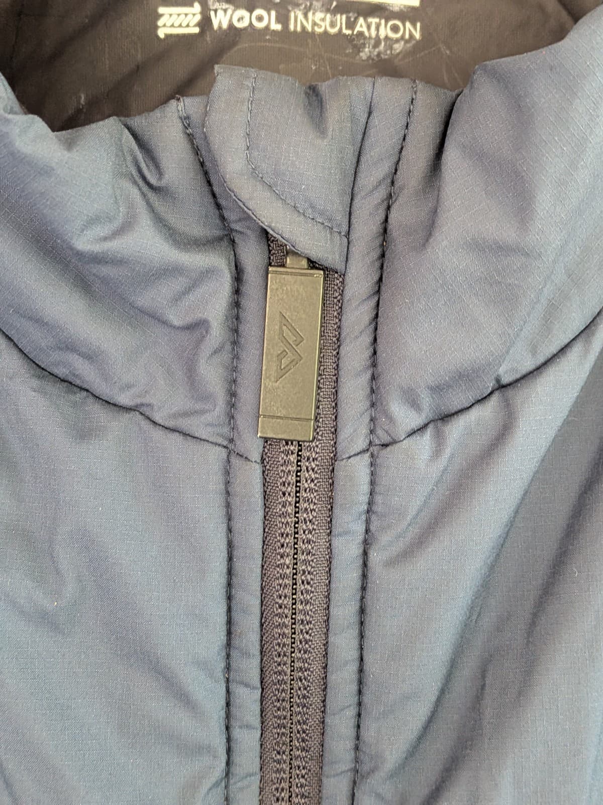 Kathmandu Mens Insulated Jacket Blue Wool Blend Warm Outdoor Hiking Size 2XL — photo 6 of 12
