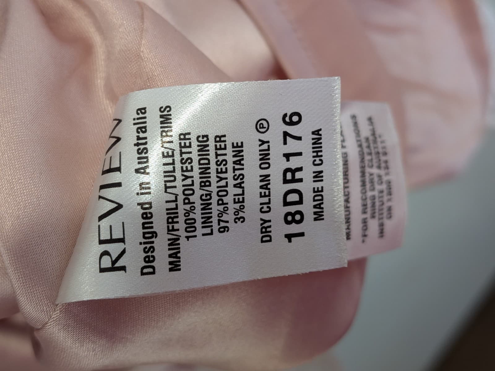 Review Lace Midi Dress Ivory White Blush Nude Overlay Wedding Cocktail Size 12 — photo 6 of 10