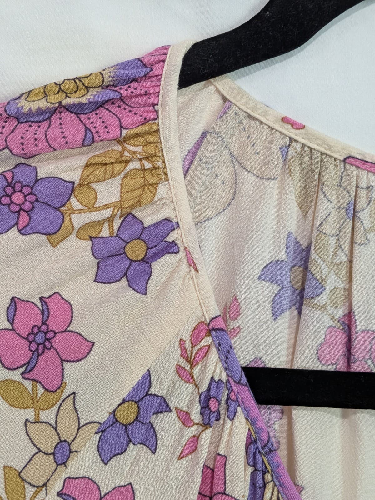 Spell The Gypsy Buttercup Meadow Romper Playsuit XS Boho Floral Festival Rayon — photo 10 of 14