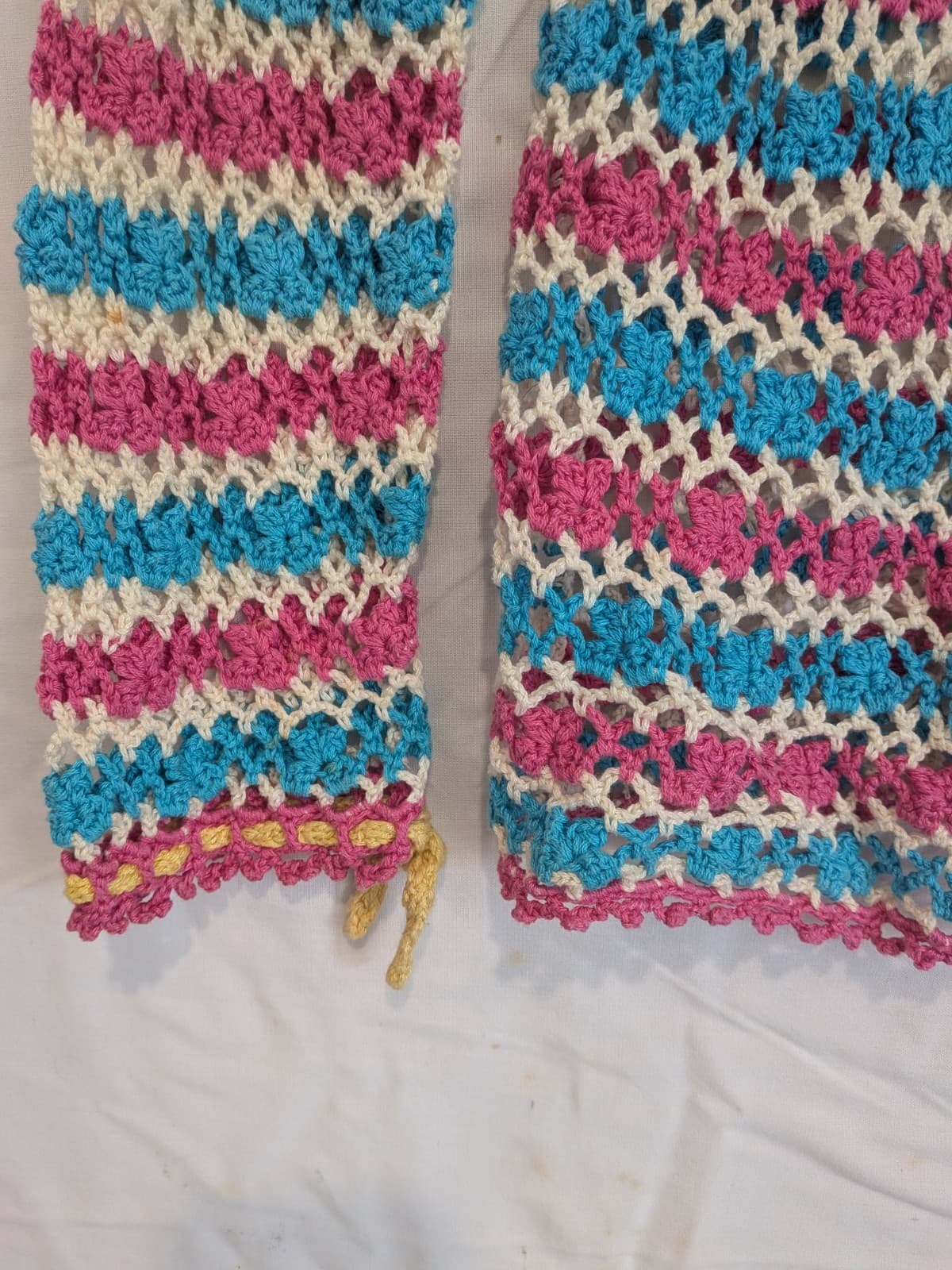 Mambo Goddess Crochet Cardigan Knit Top Size Aus L US L Weave Colourful Y2K — photo 3 of 11
