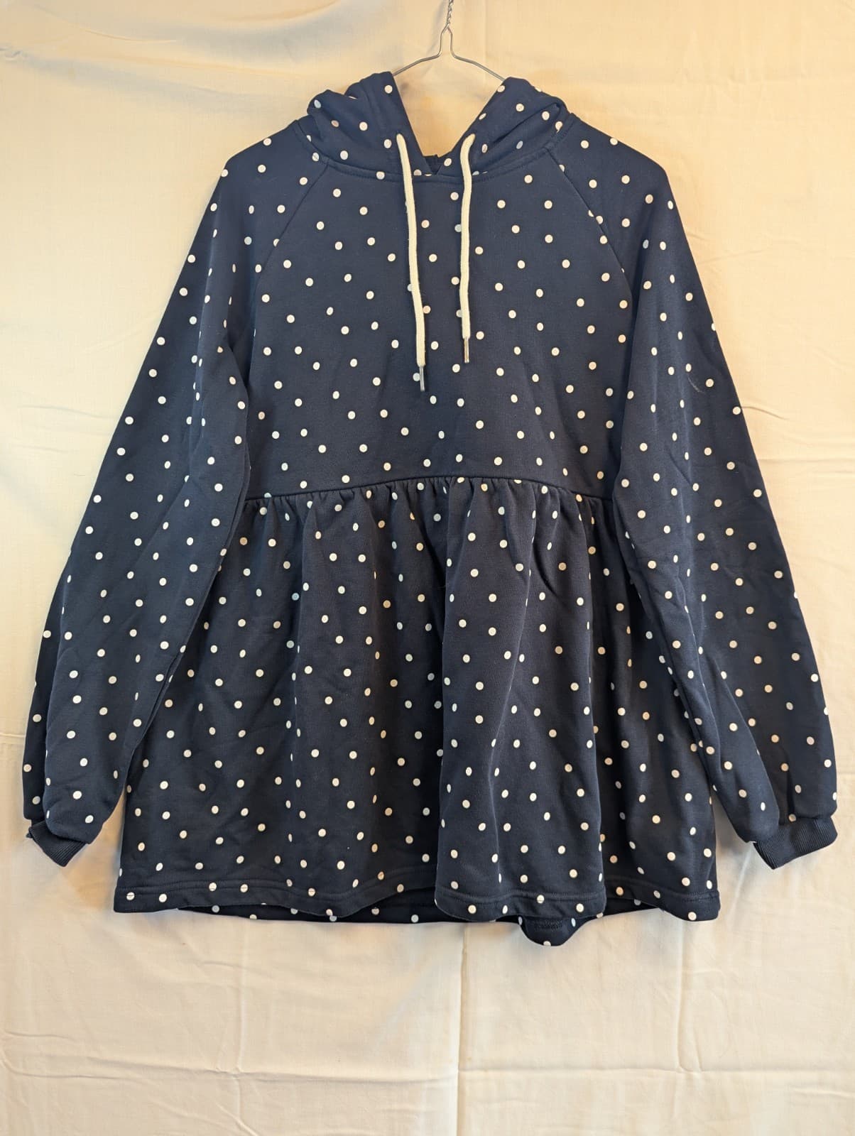 Seraphine Mama Mini Navy Polka Dot Hoodie AUS M 12 Nursing Maternity Jumper — photo 2 of 9