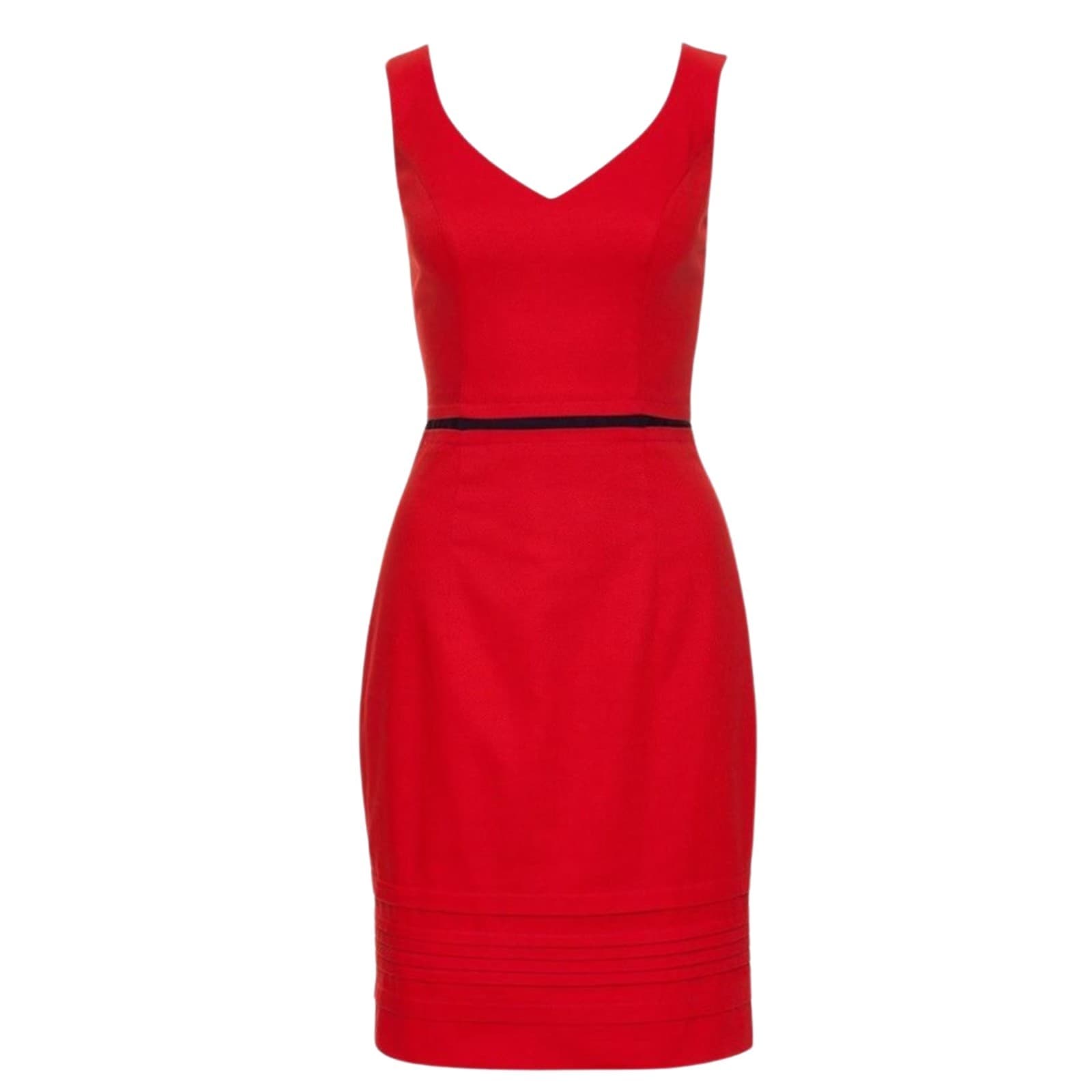 Review Dress Red Wiggle Pencil Workwear Wedding Plus Size Aus 16 US 12 — photo 1 of 6