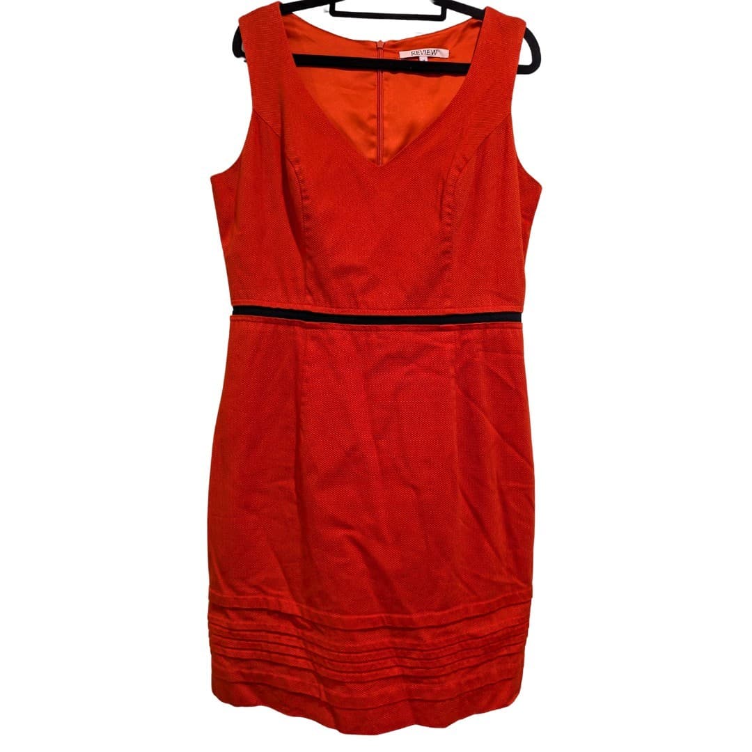 Review Dress Red Wiggle Pencil Workwear Wedding Plus Size Aus 16 US 12 — photo 2 of 6