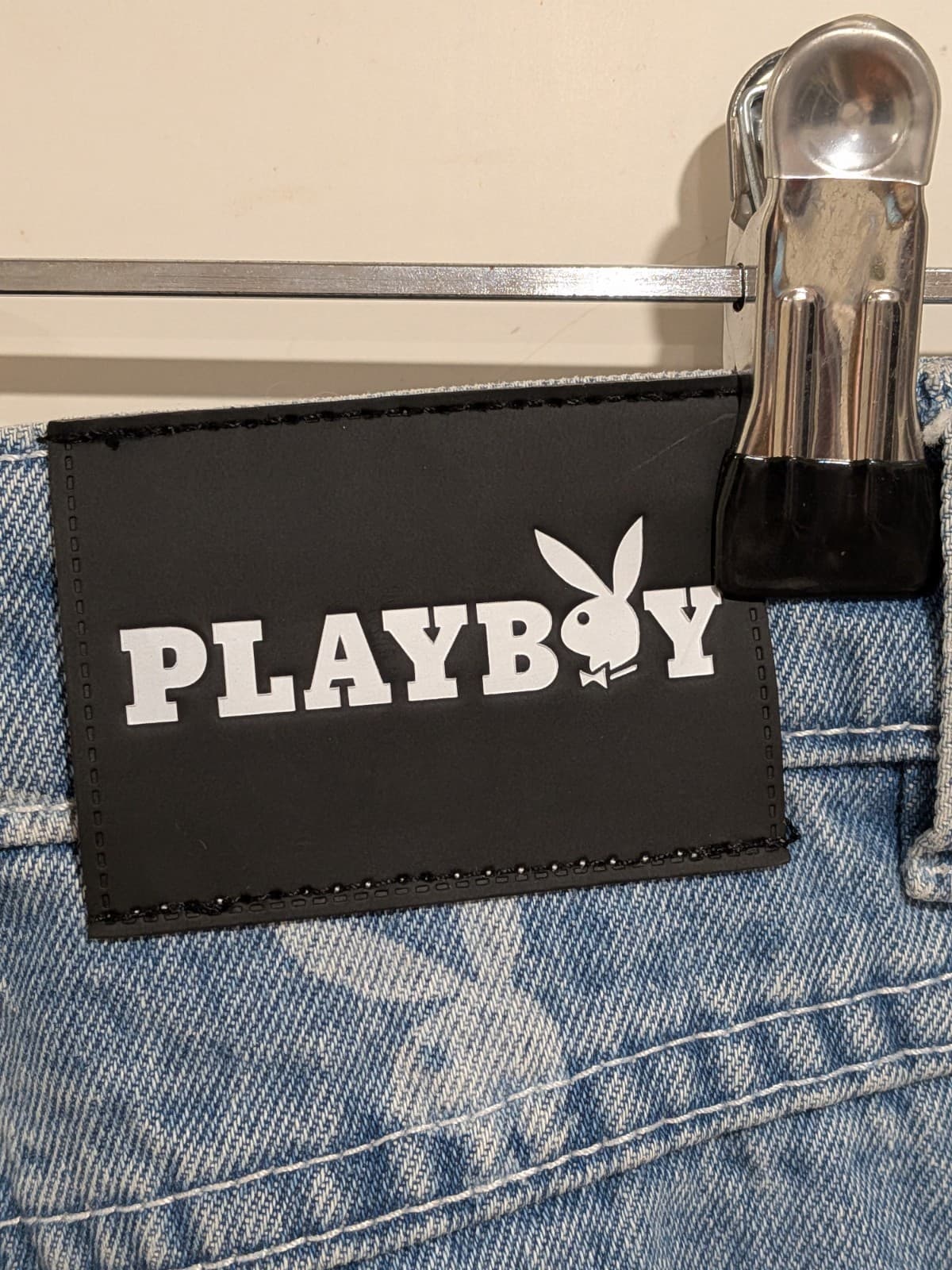 Playboy Y2K Bunny Logo Jeans Straight Leg Denim Blue Size 10 — photo 6 of 10