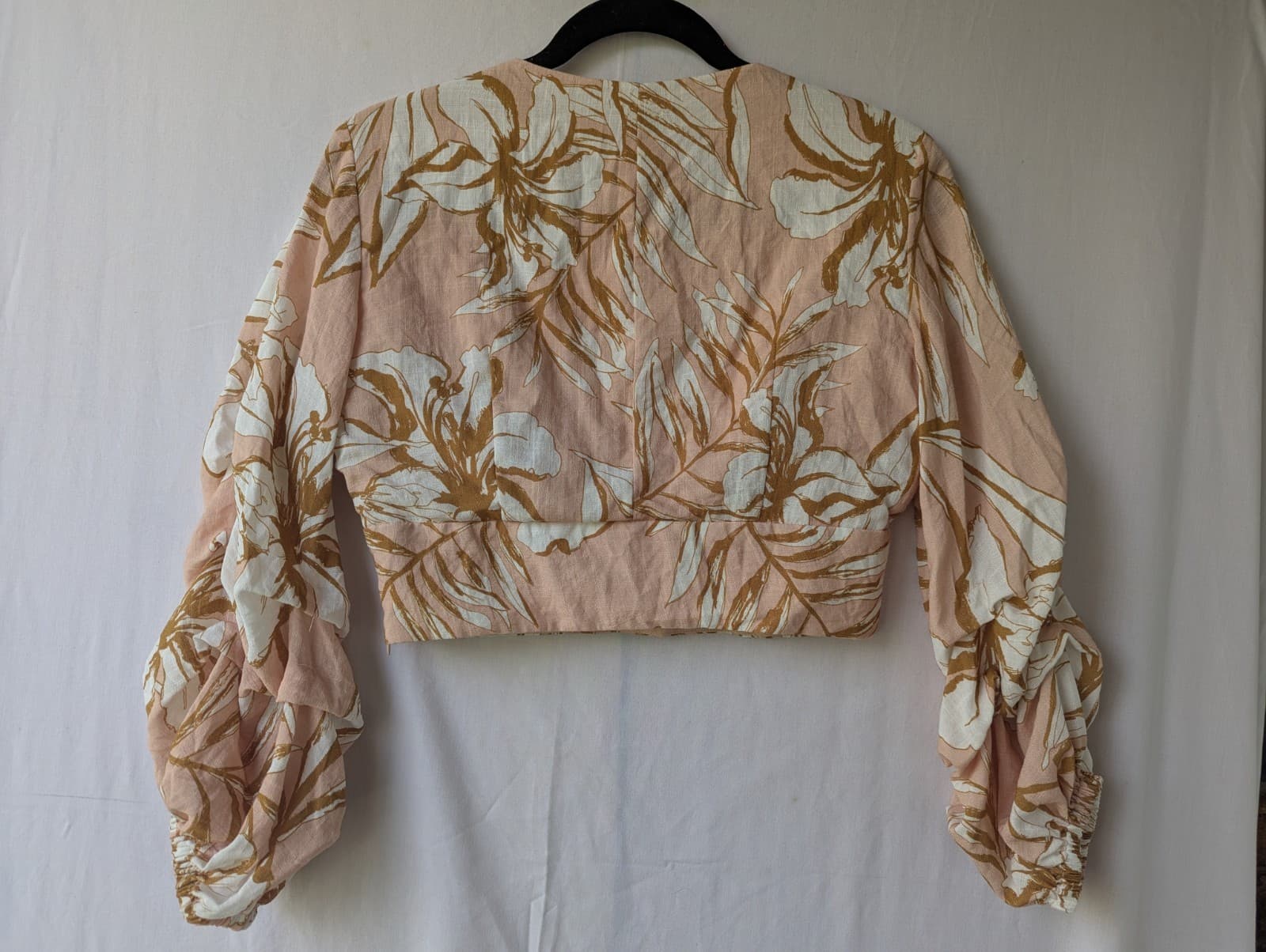 Sheike Top Floral Balloon Sleeve Crop Blouse Festival Size AUS 10 US 6 — photo 9 of 11