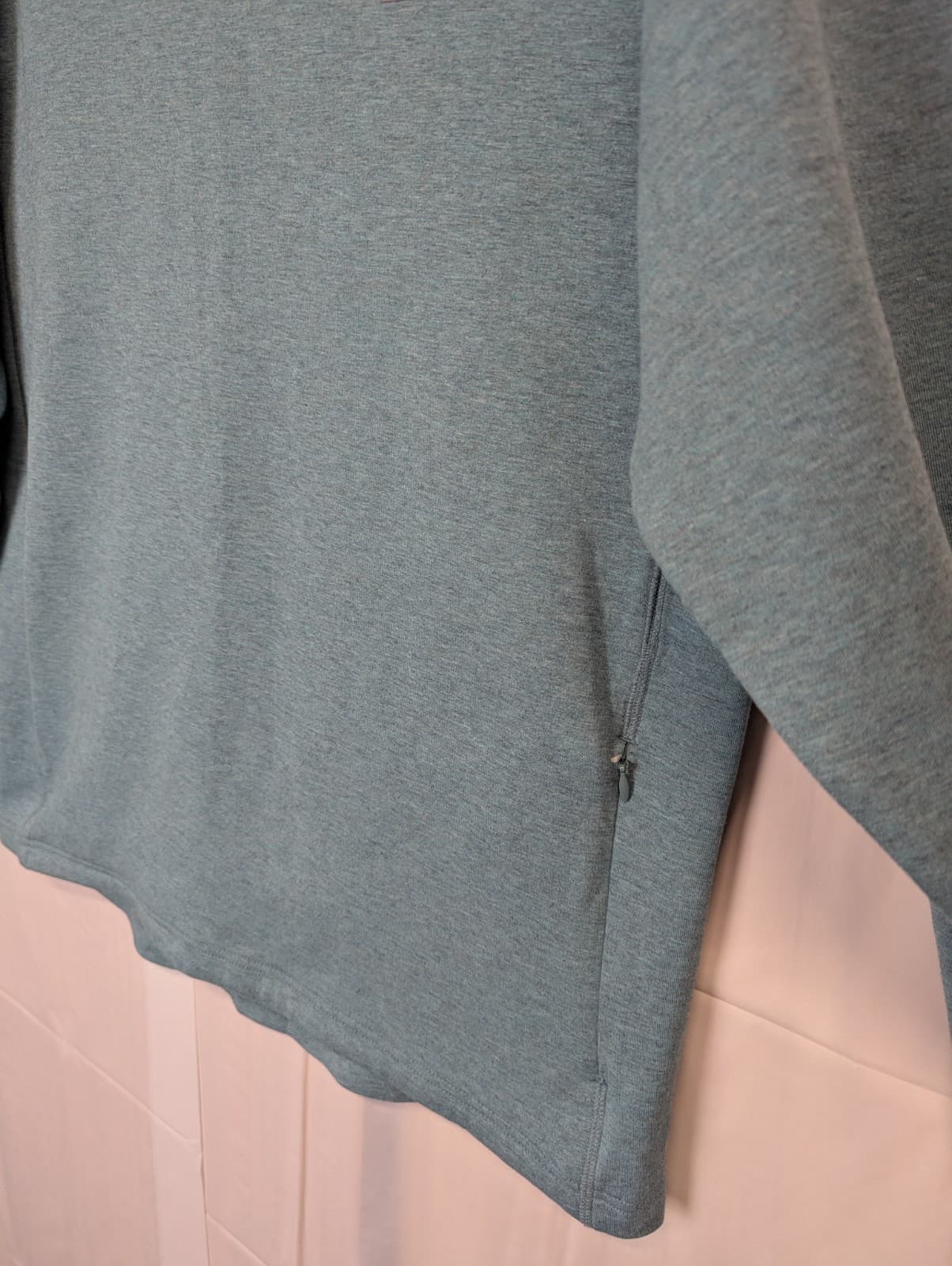 Ripcurl Jumper Vaporcool Crewneck Sweater Size M Mineral Blue Marle Fleece — photo 5 of 12