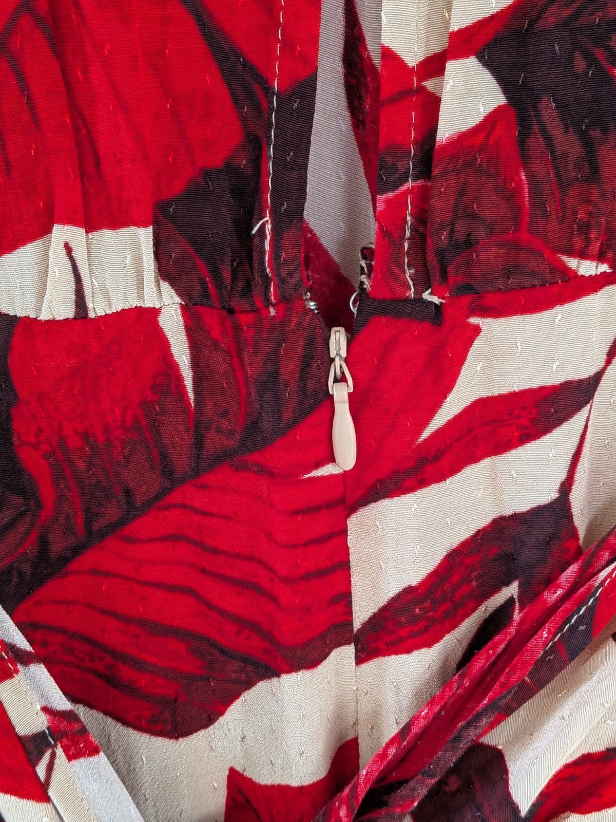 Johanna Ortiz x H&M Ruffled Floral Mini Dress Tropical Red Size Aus 16 — photo 12 of 14