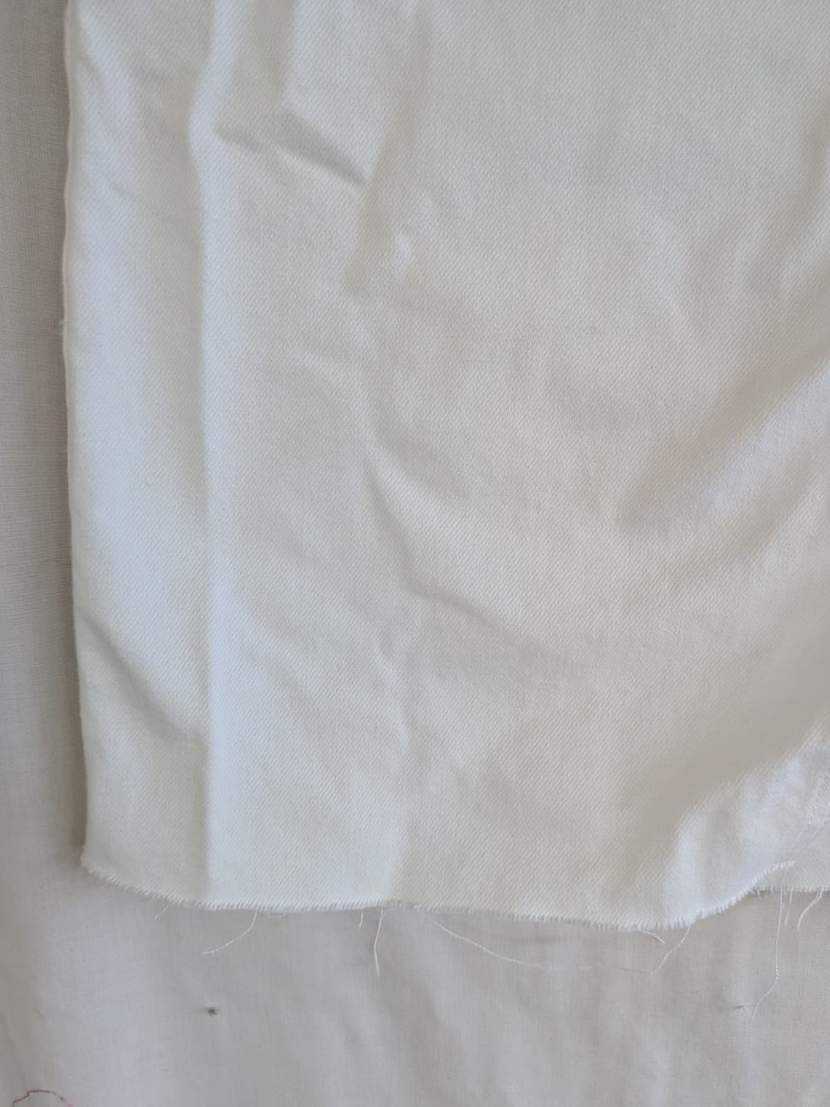 Sportsgirl Womens White Denim Midi Skirt Front Split Raw Hem Size 16 — photo 4 of 11