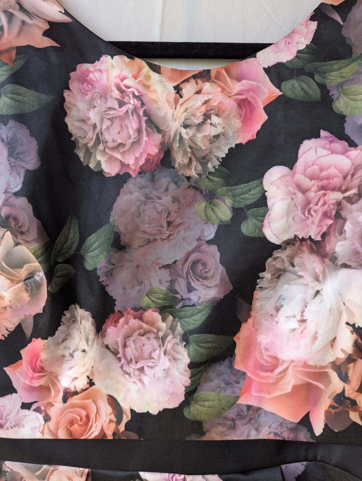 Review Dress Size 10 Aus 6 Us Floral Fit Flare Tulle Lined Party Dress Pockets — photo 5 of 12