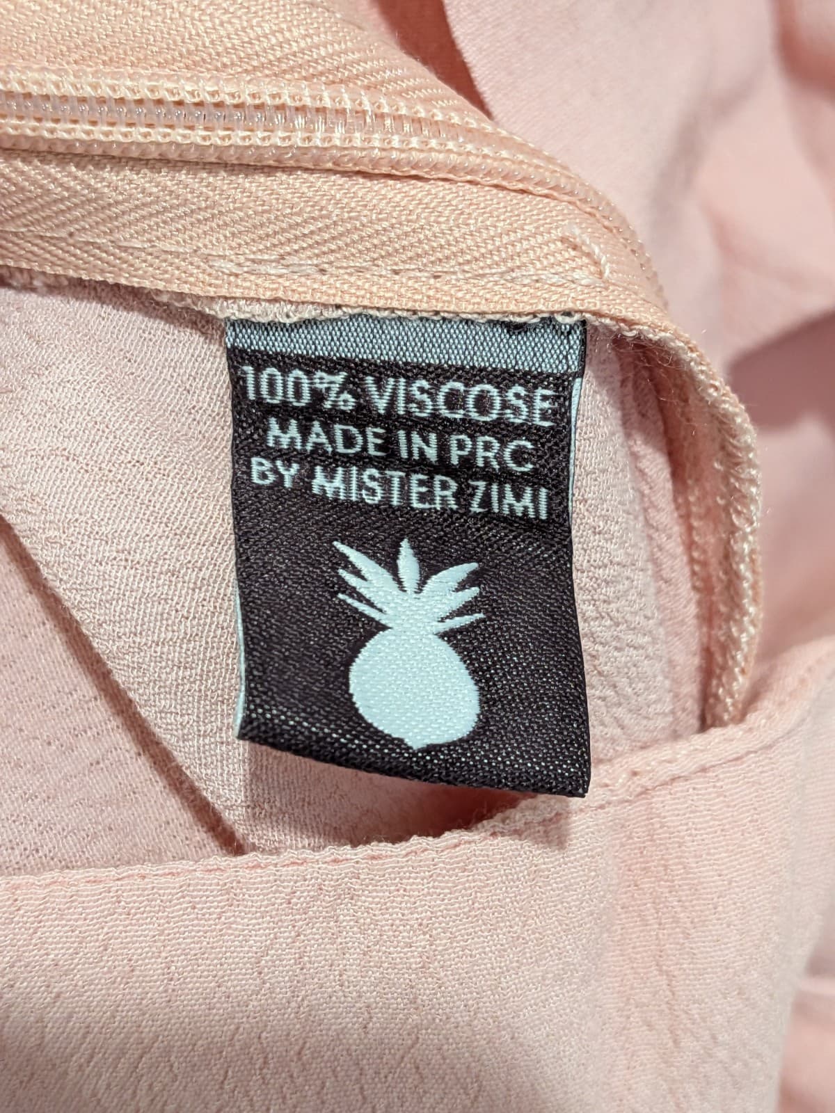 Mister Zimi Charlie Jumpsuit Blush Pink Size 10 Wide Leg NWT — photo 11 of 13