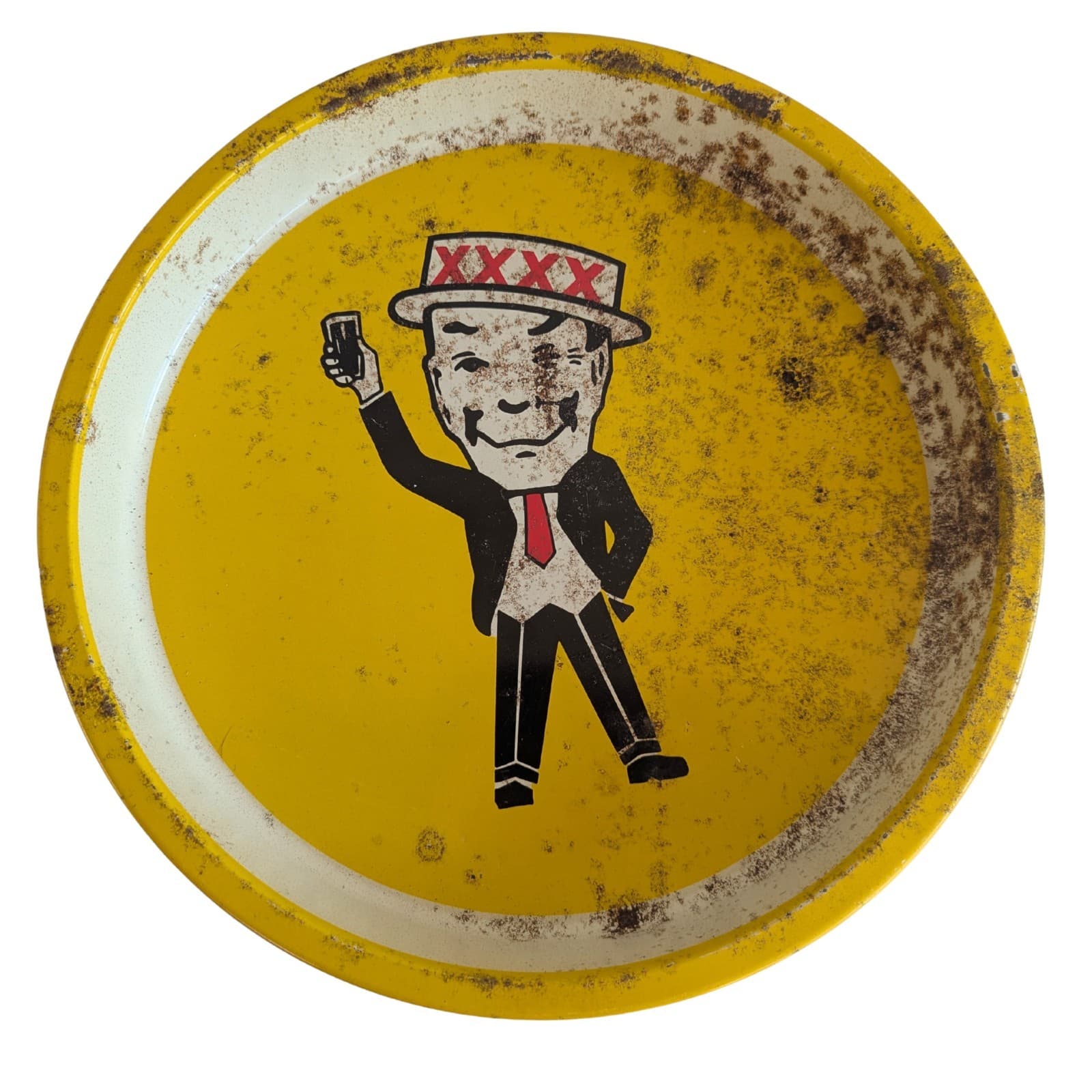 Vintage XXXX Metal Beer Tray Castlemaine Perkins Retro Man Cave Breweriana — photo 1 of 9