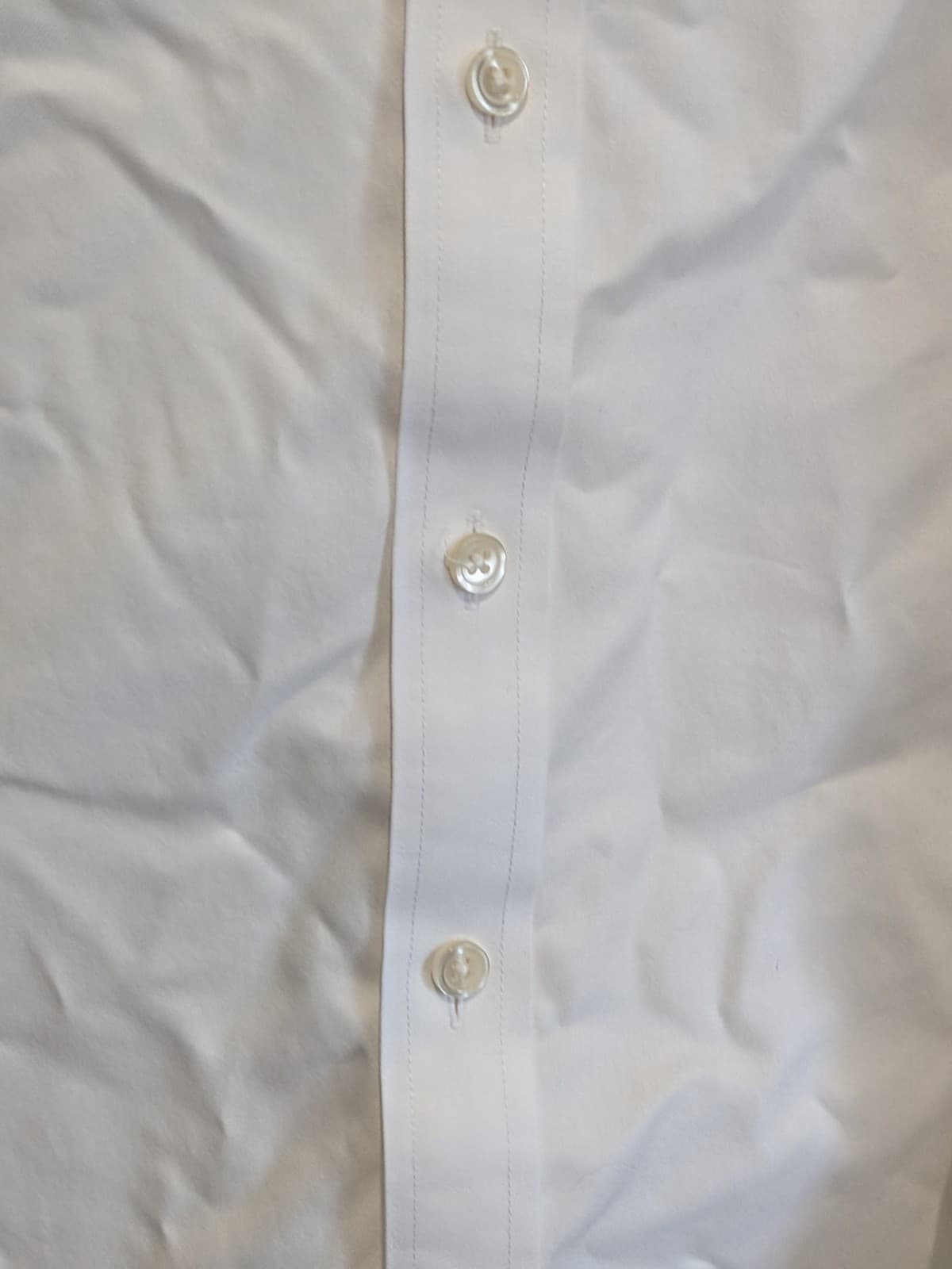 Charles Tyrwhitt White Dress Shirt 17 35 Non Iron Slim Fit Business Formal — photo 5 of 10