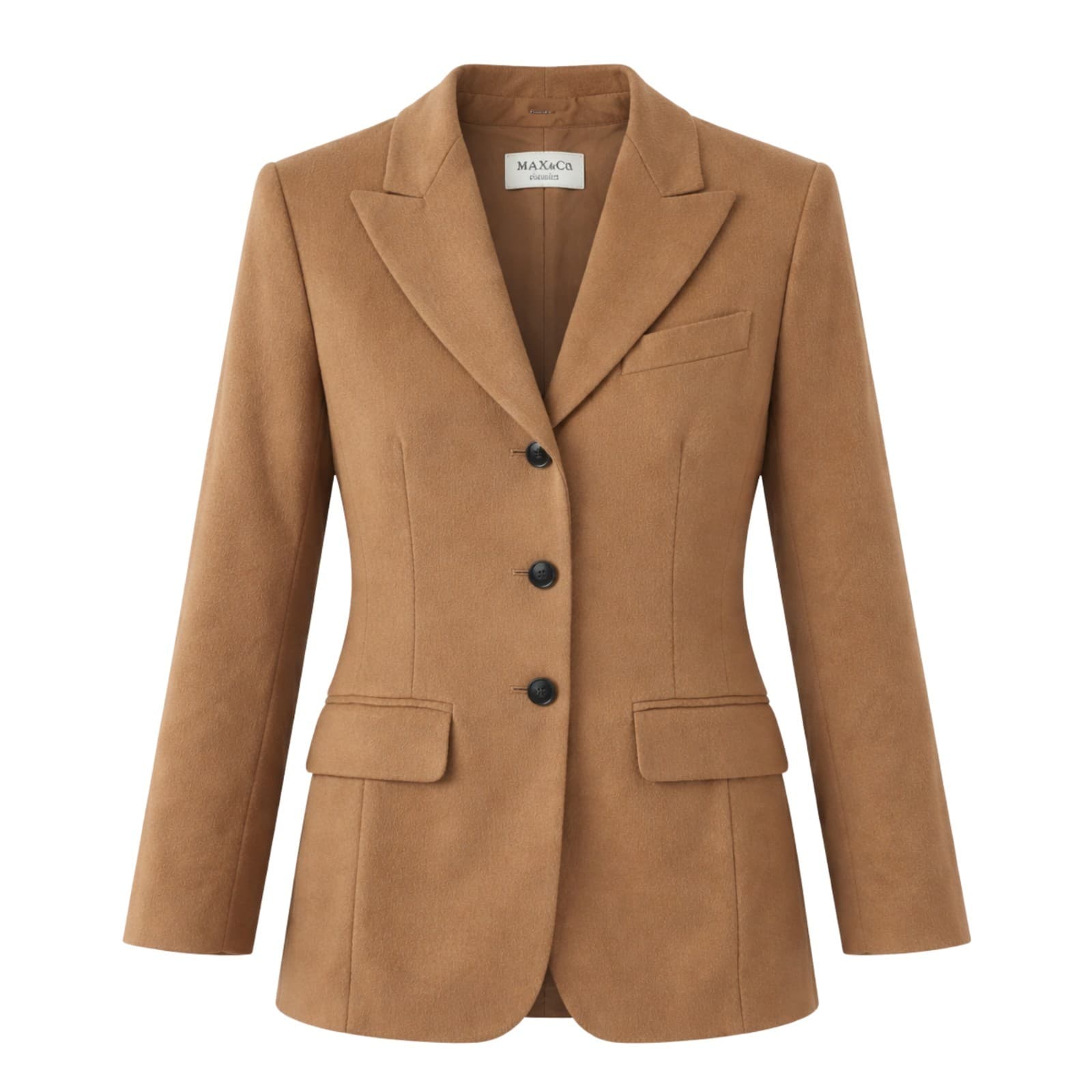 MAX Co Classic Wool Cashmere Blazer Vintage Italian Tailored Jacket Size 8 — photo 1 of 15