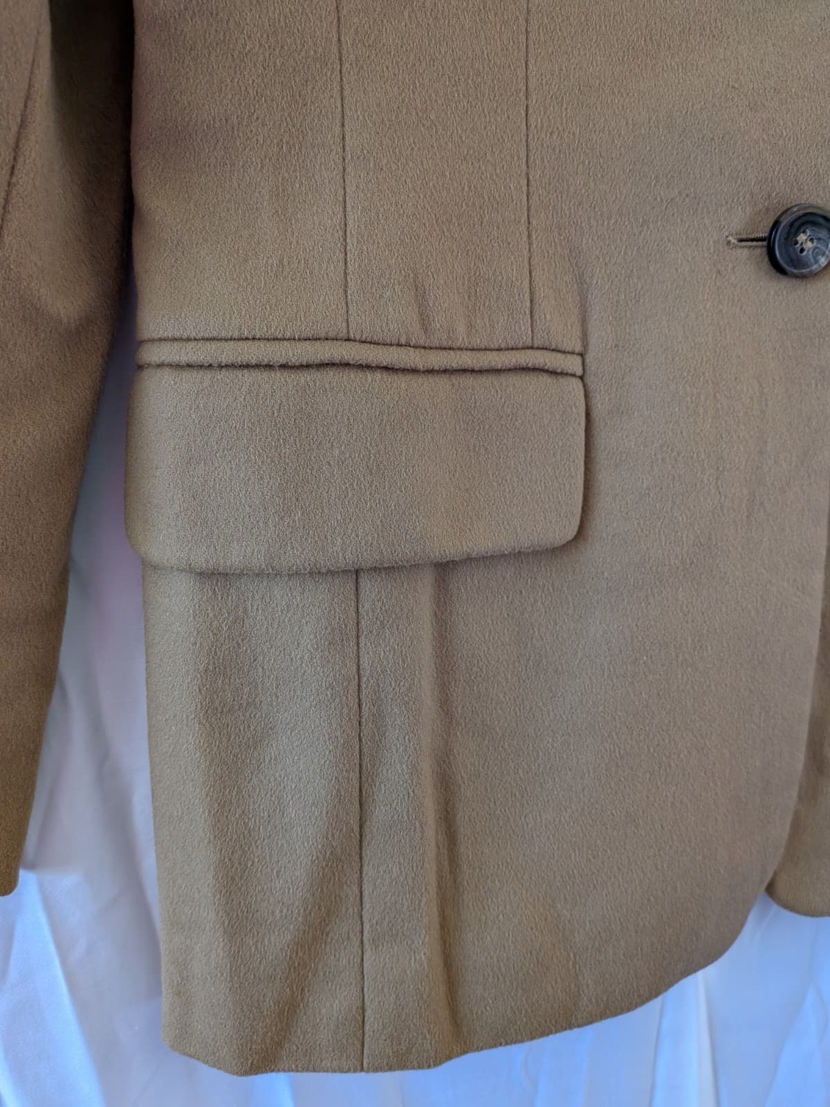 MAX Co Classic Wool Cashmere Blazer Vintage Italian Tailored Jacket Size 8 — photo 4 of 15