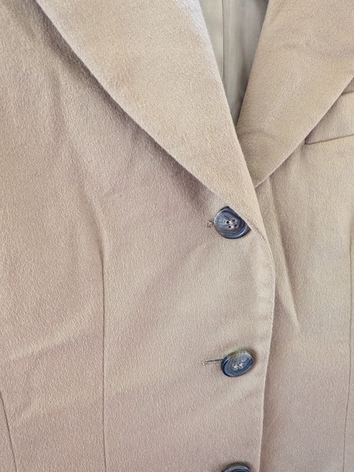 MAX Co Classic Wool Cashmere Blazer Vintage Italian Tailored Jacket Size 8 — photo 8 of 15