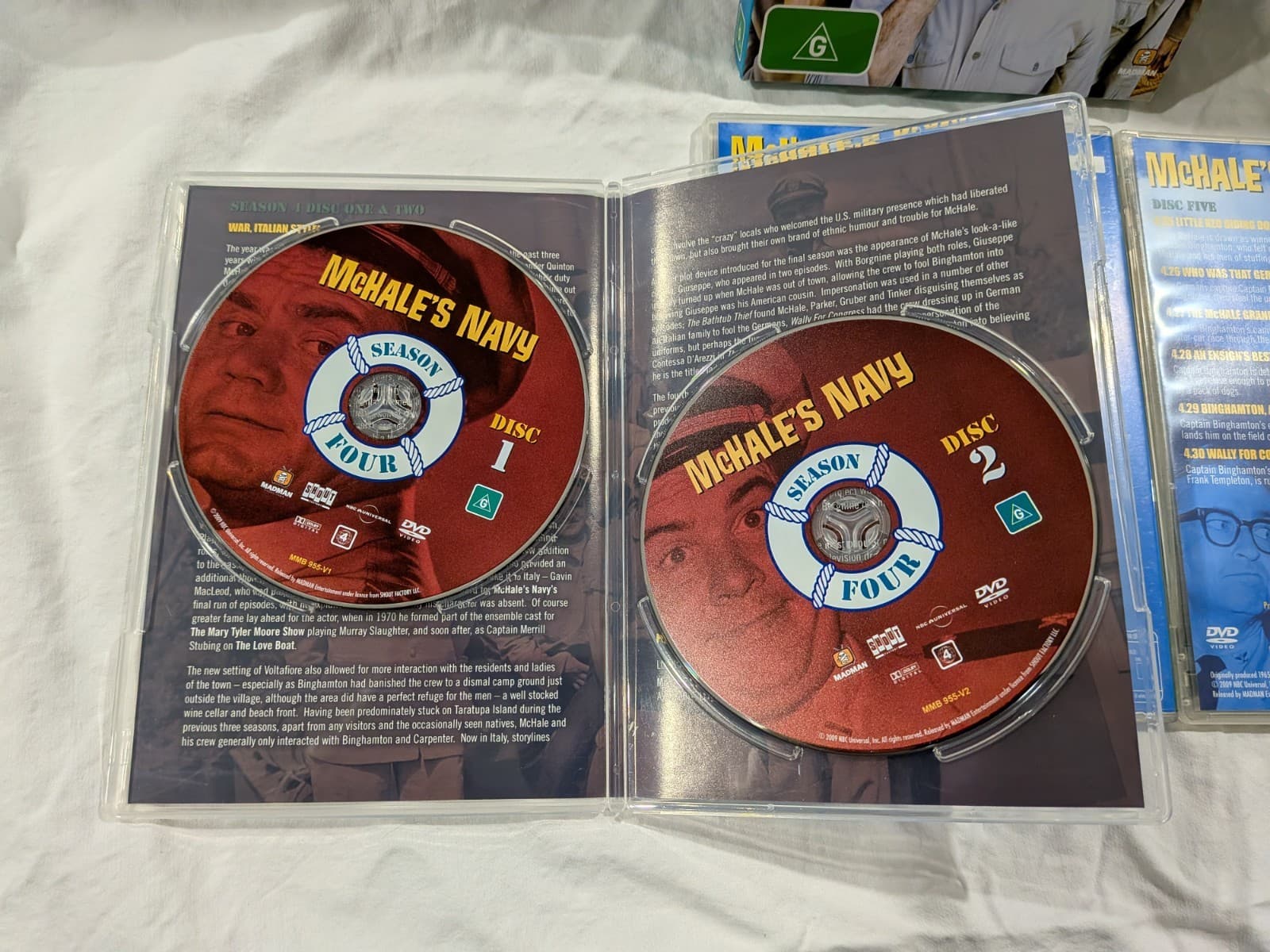 McHALE'S NAVY Season 4 5 x DVD Set Fourth Series Four Region Australia — photo 8 of 10