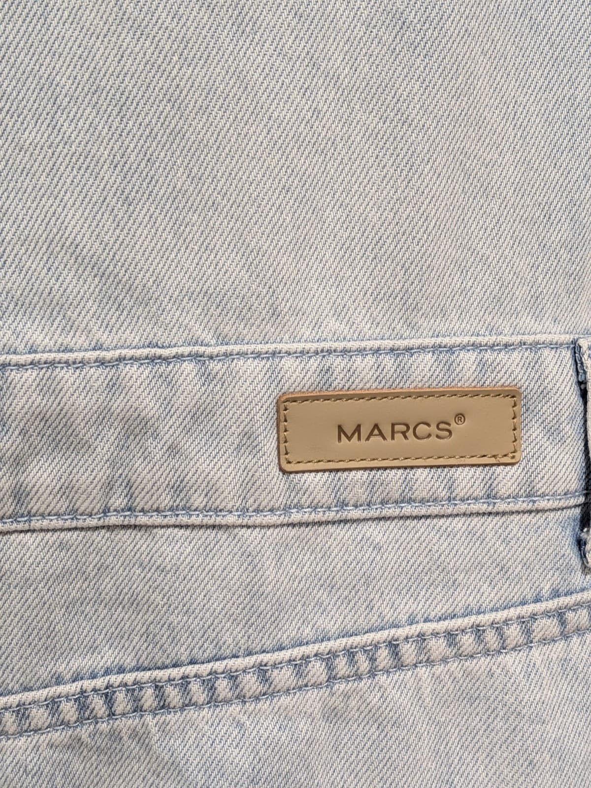Marcs Light Wash Denim Dress Size 16 Cotton Button Front — photo 10 of 10