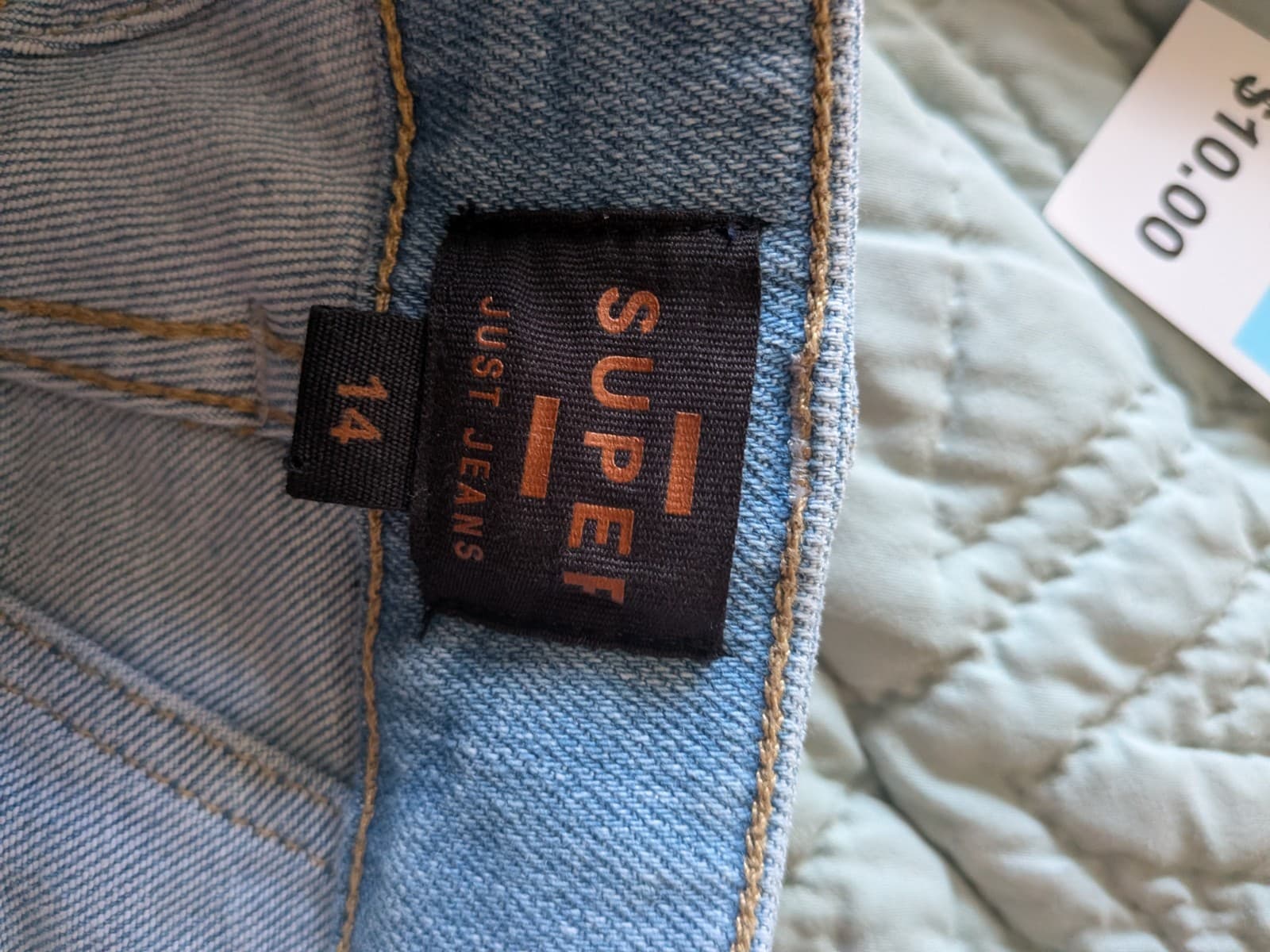 Just Jeans Super Arizona Skinny High Rise Ankle Jeans Light Wash BNWT Size 14 — photo 12 of 13