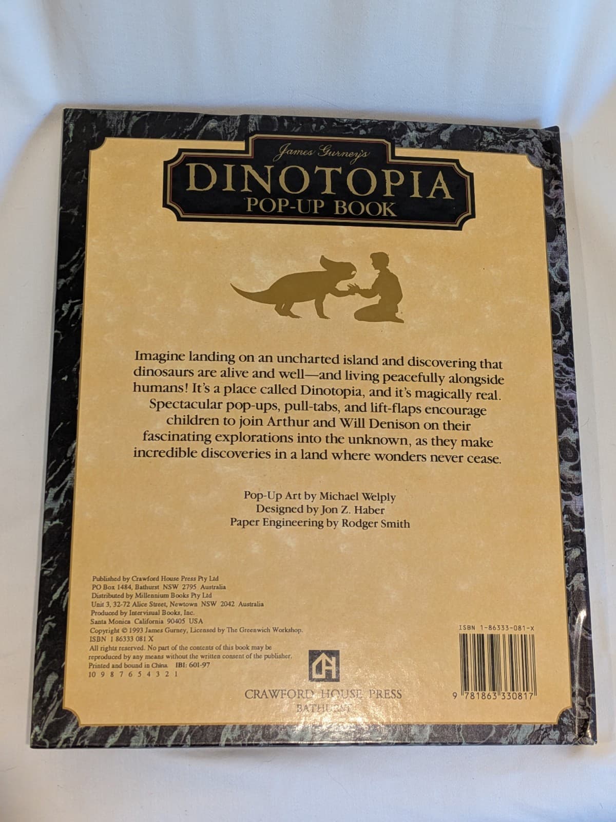 Dinotopia Pop Up Book James Gurney 1993 Hardcover Interactive Dinosaur Book — photo 3 of 11