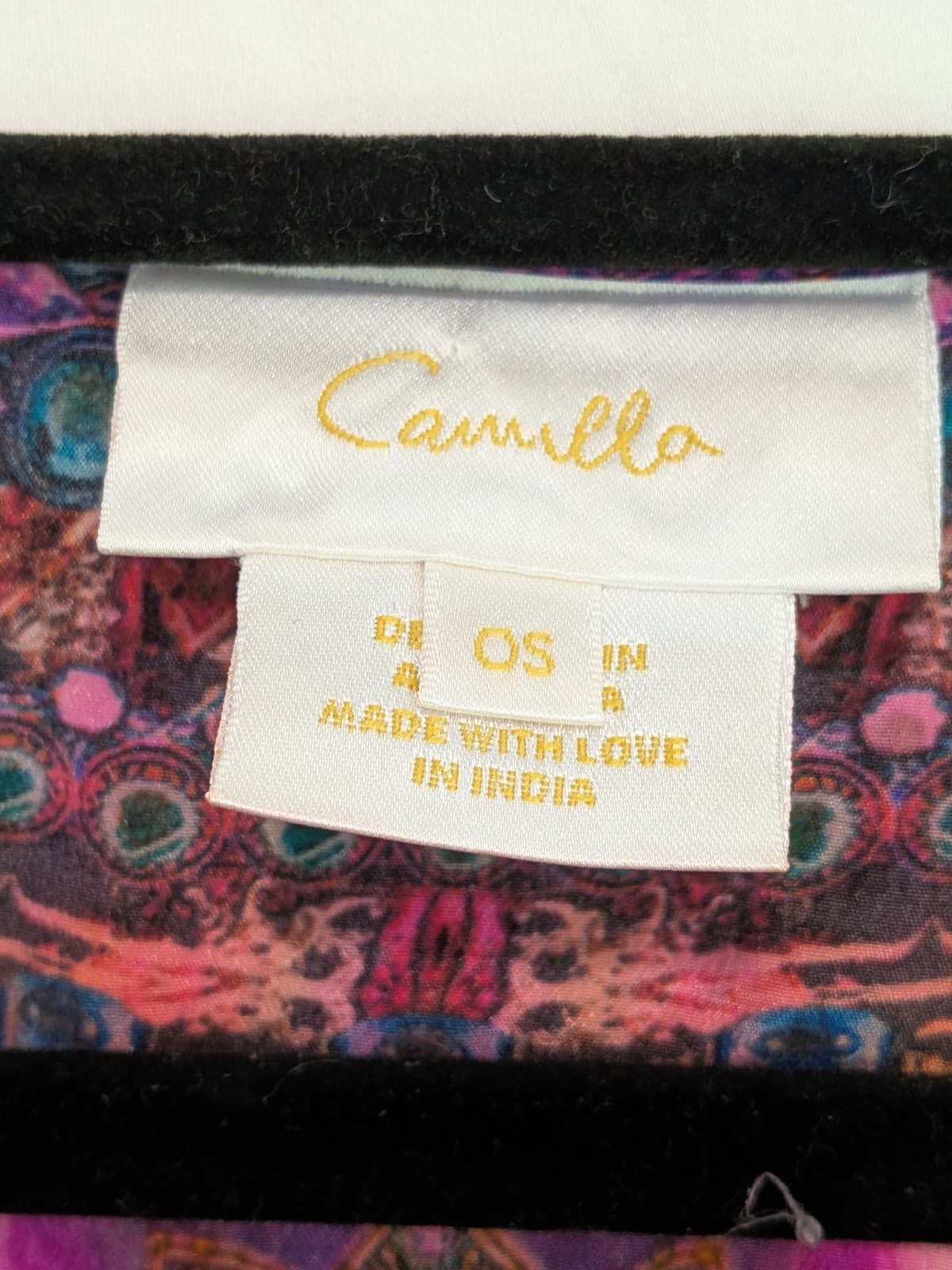 Camilla Scoop Back Hem Dress Surrealist Suspension Silk Kaftan Crystal One Size — photo 13 of 24
