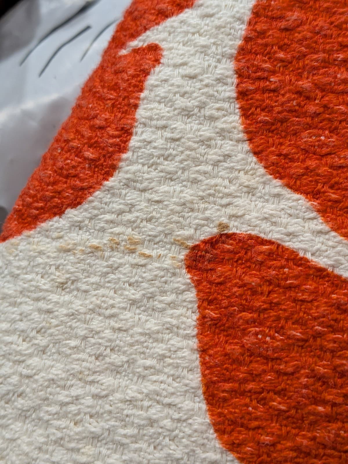 Scanlan Theodore Orange Floral Textured Cotton Shift Dress AU 12 Made Australia — photo 14 of 18