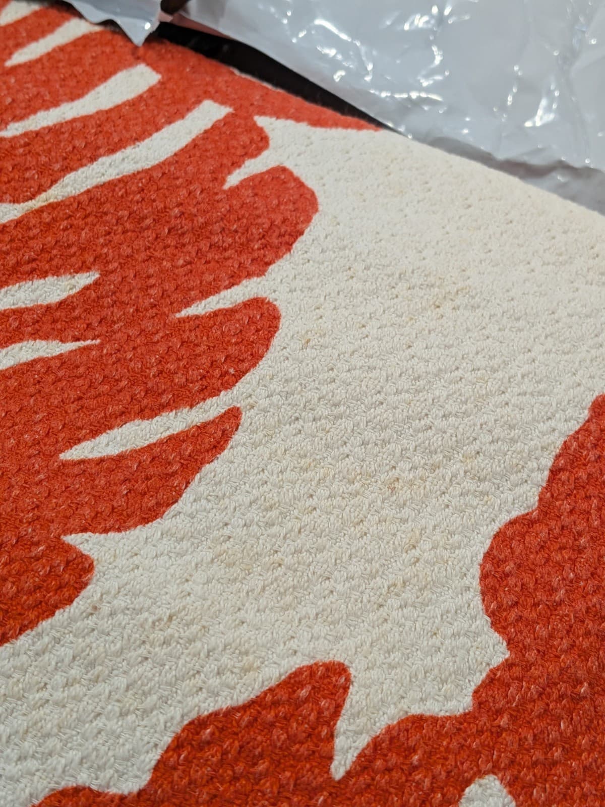 Scanlan Theodore Orange Floral Textured Cotton Shift Dress AU 12 Made Australia — photo 18 of 18