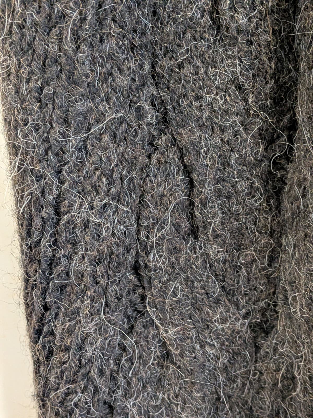 Scanlan Theodore Black Label Hooded Longline Hooded Cardigan Alpaca Wool Leather — photo 4 of 13