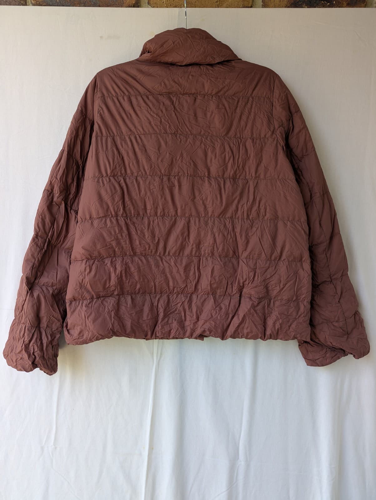 Uniqlo Puffer Jacket Size Aus S Us XS Brown Lightweight Down Water Repellent — photo 8 of 8