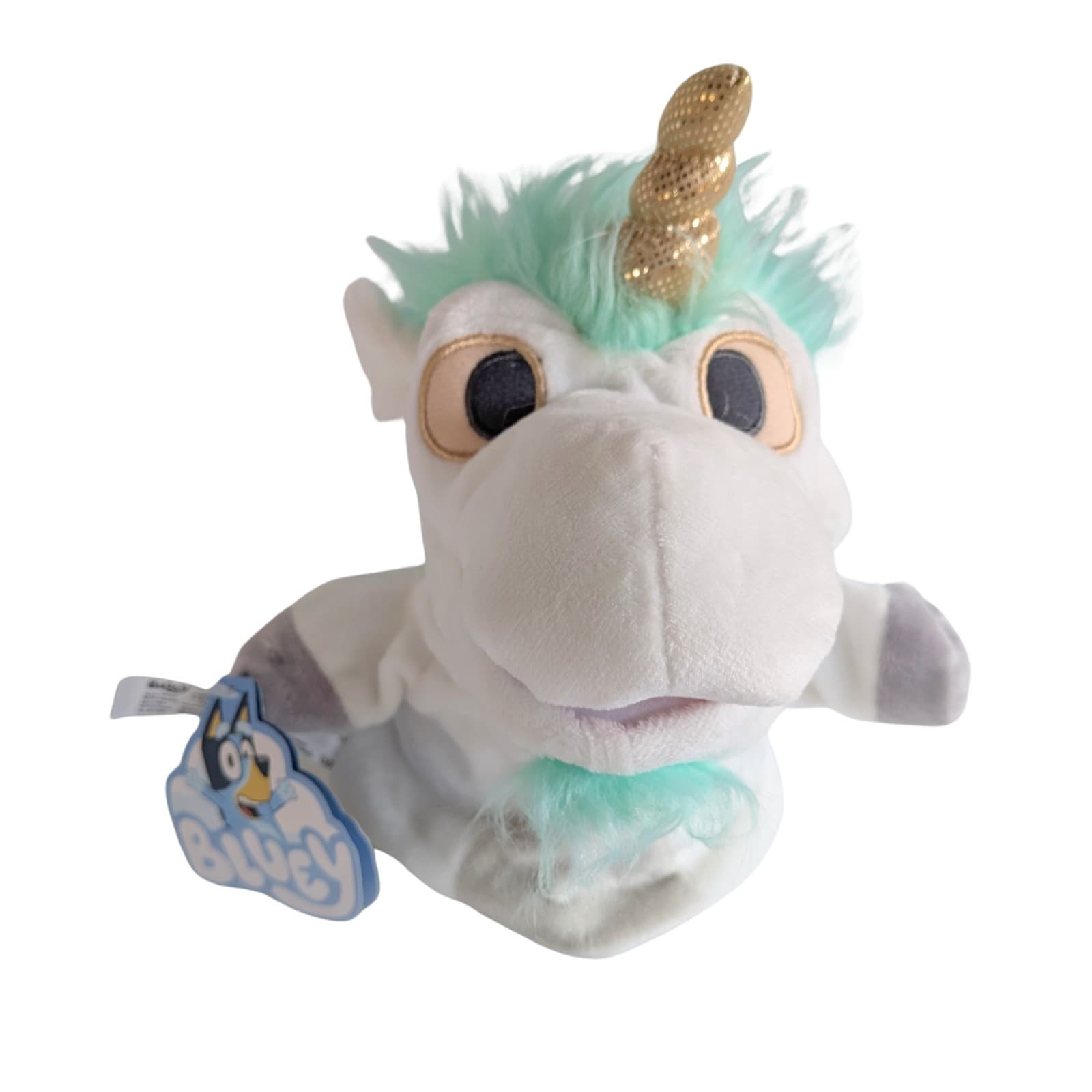 Bluey Unicorse Hand Puppet Plush Toy BNWT ABC Studios Soft Kids Gift — photo 1 of 16