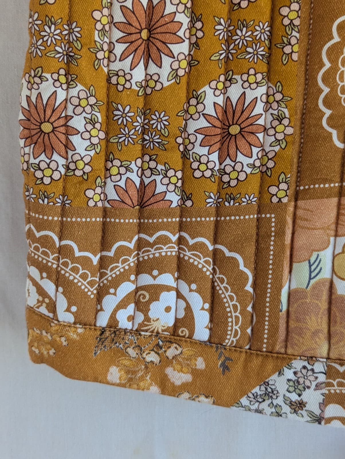 Spell & the Gypsy Brown Vest Boho Patch Reversible Western Size S 10 Jacket — photo 6 of 13
