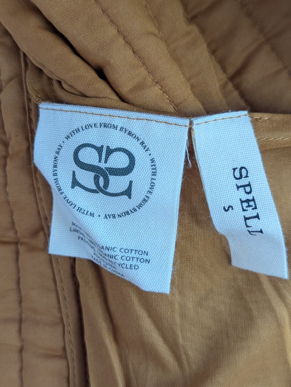 Spell & the Gypsy Brown Vest Boho Patch Reversible Western Size S 10 Jacket — photo 10 of 13
