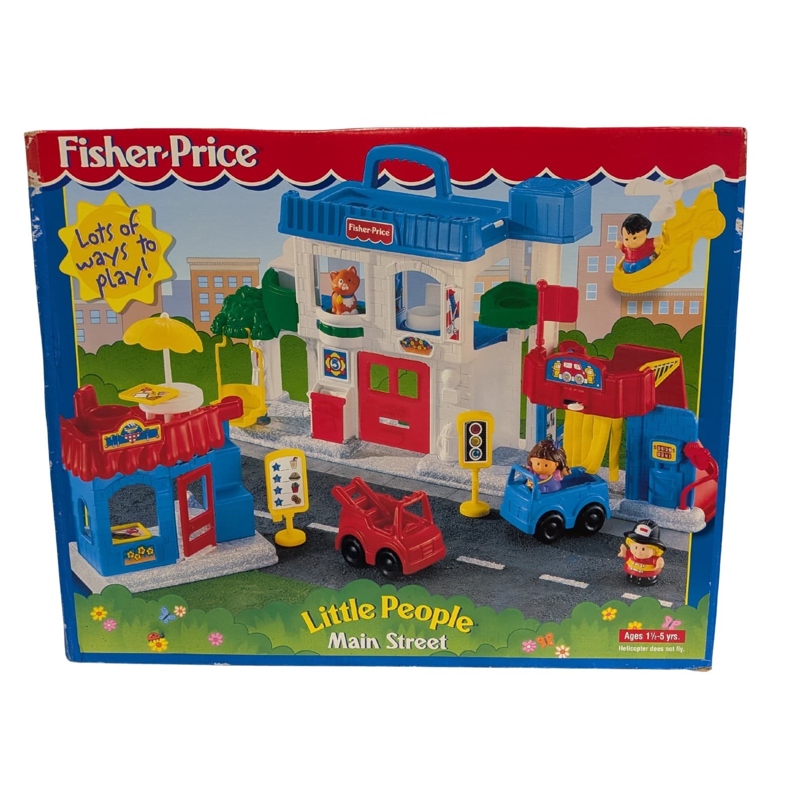 Vintage Fisher Price Little People Main Street 72355 Complete Box Manual... — photo 1 of 21