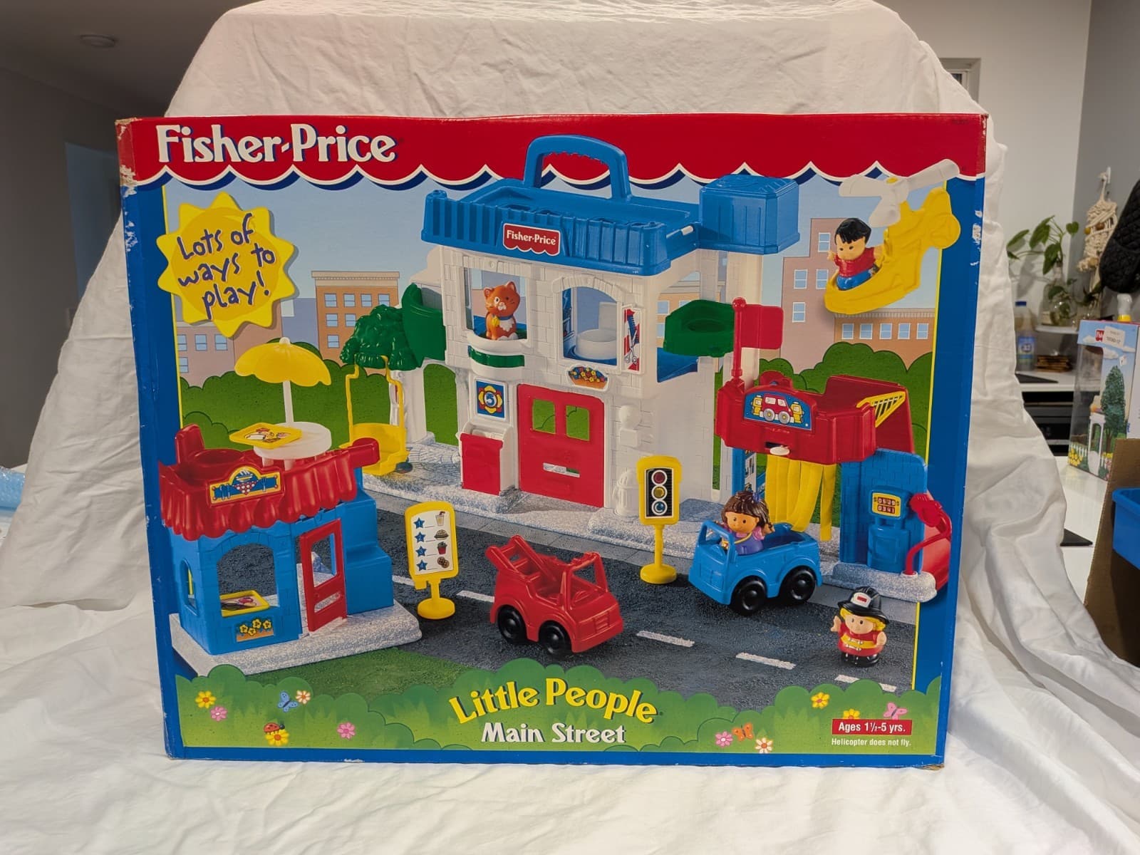 Vintage Fisher Price Little People Main Street 72355 Complete Box Manual... — photo 2 of 21
