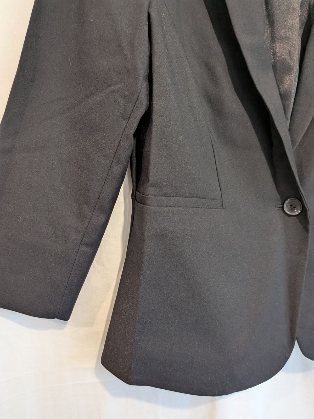 Portmans Blazer Jacket Black Corporate Workwear Stretch Tailored AUS 12 US 8 — photo 3 of 8