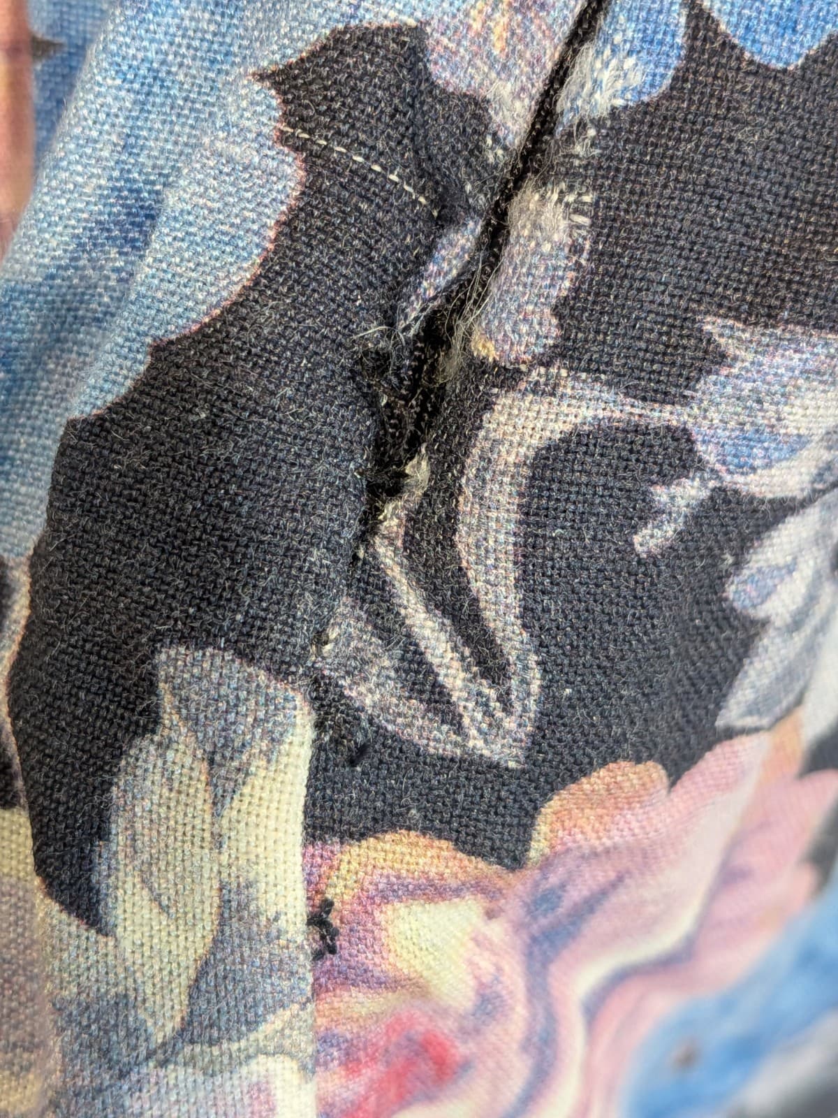 Portmans Linen Blend Floral Dress Belted Mini Tea Party Cocktail AUS 12 US 8 — photo 9 of 10