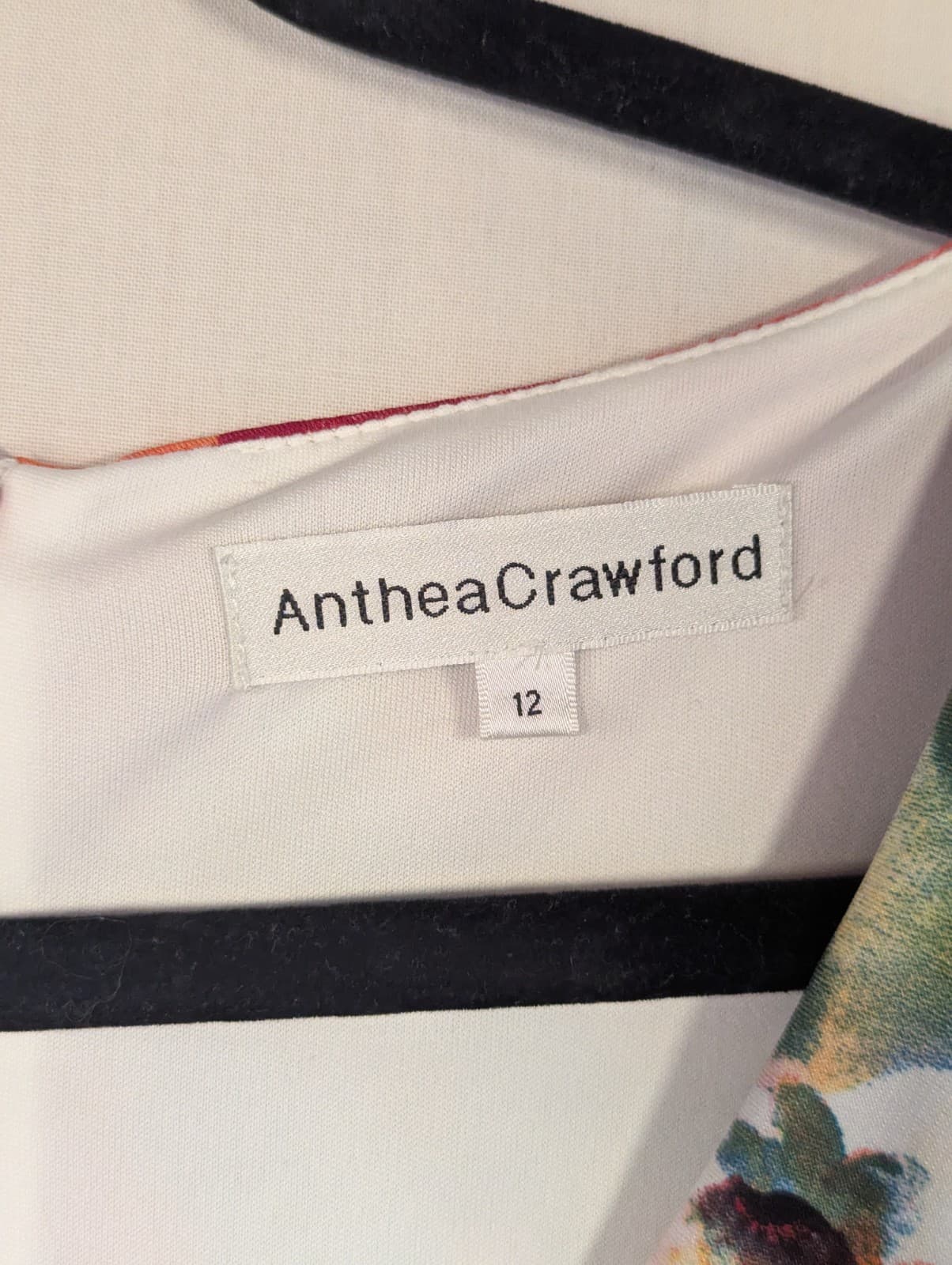 Anthea Crawford Dress Size 12 AUS US 8 Floral Cocktail Red — photo 5 of 8