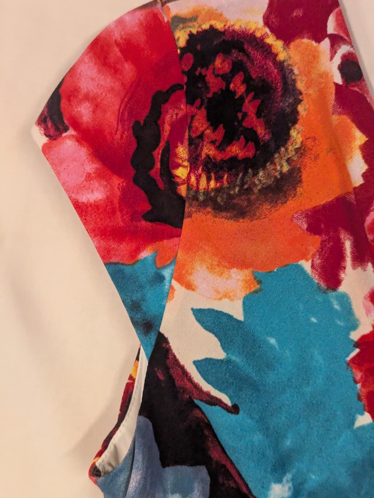 Anthea Crawford Dress Size 12 AUS US 8 Floral Cocktail Red — photo 6 of 8