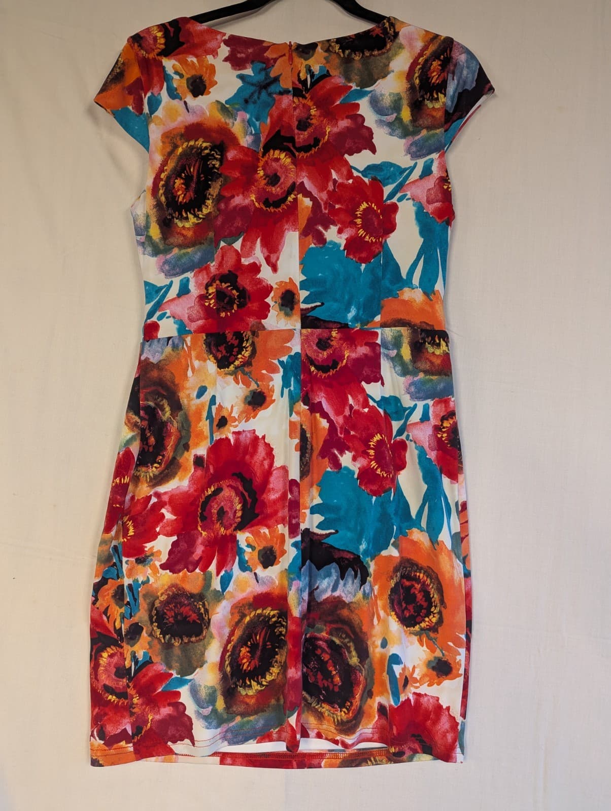 Anthea Crawford Dress Size 12 AUS US 8 Floral Cocktail Red — photo 8 of 8